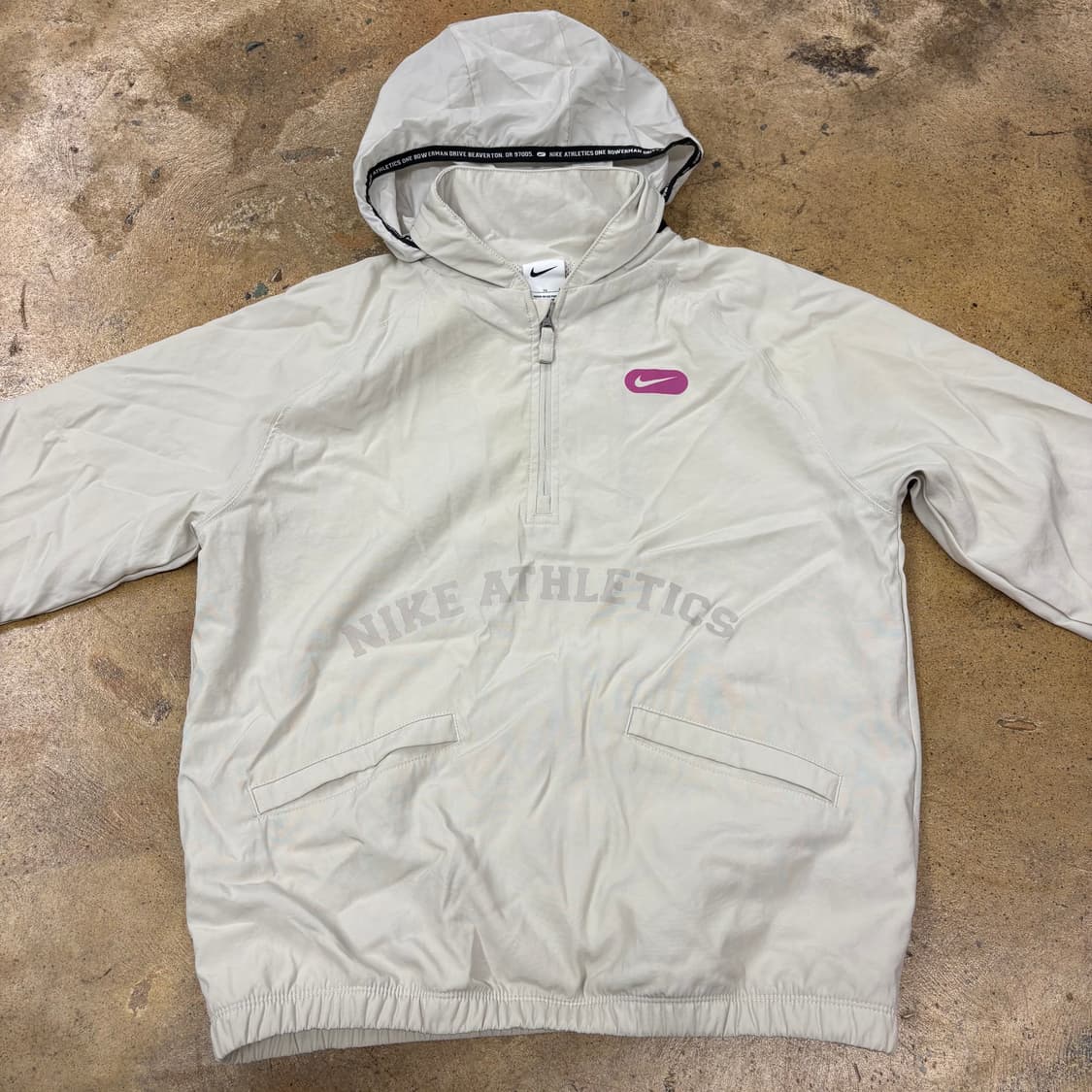 [정품/80,xl] 나이키 애슬레틱스 바람막이 아노락 후드 b15 상품이미지3