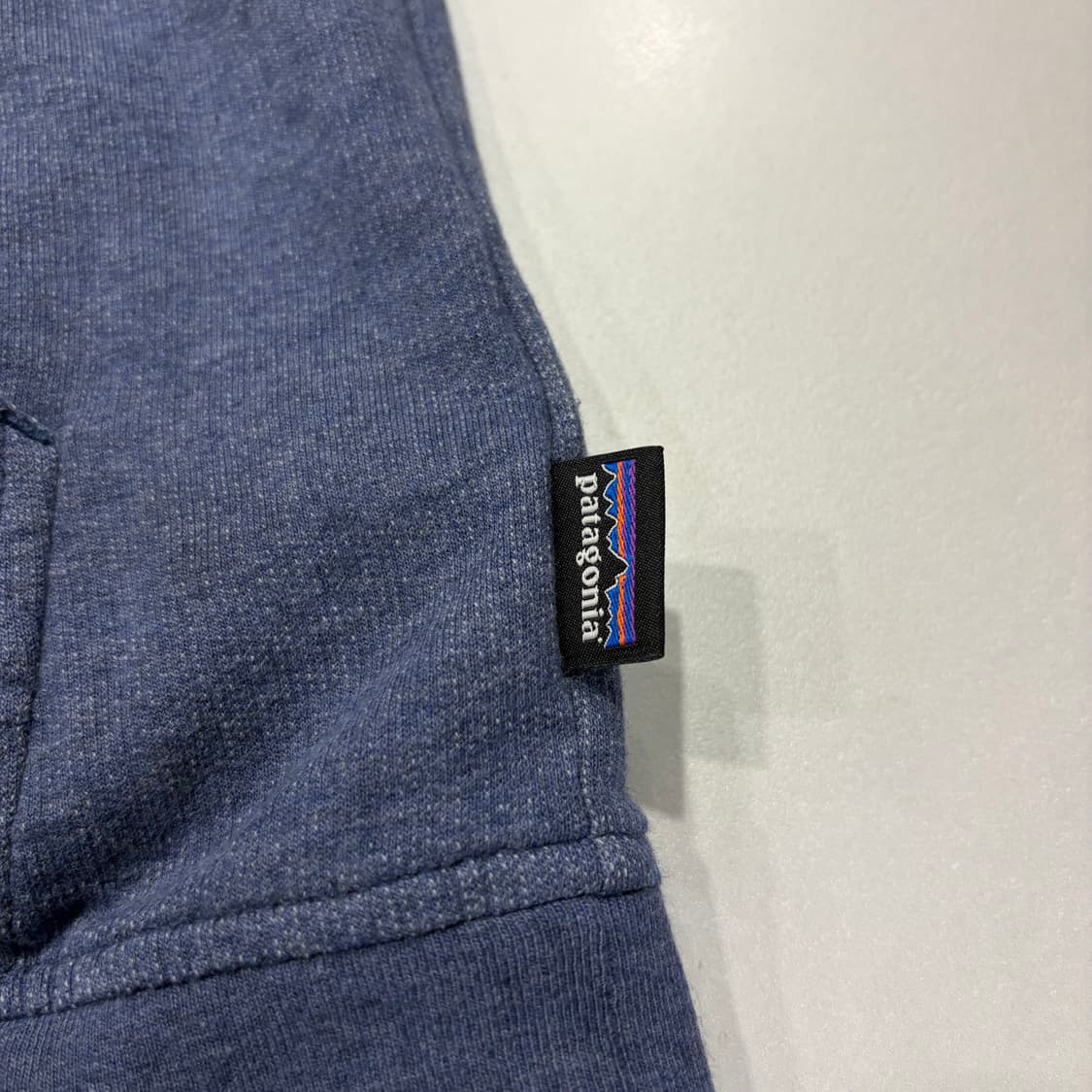 [L] 파타고니아 코튼 로고 후드티 블루 C211 상품이미지6