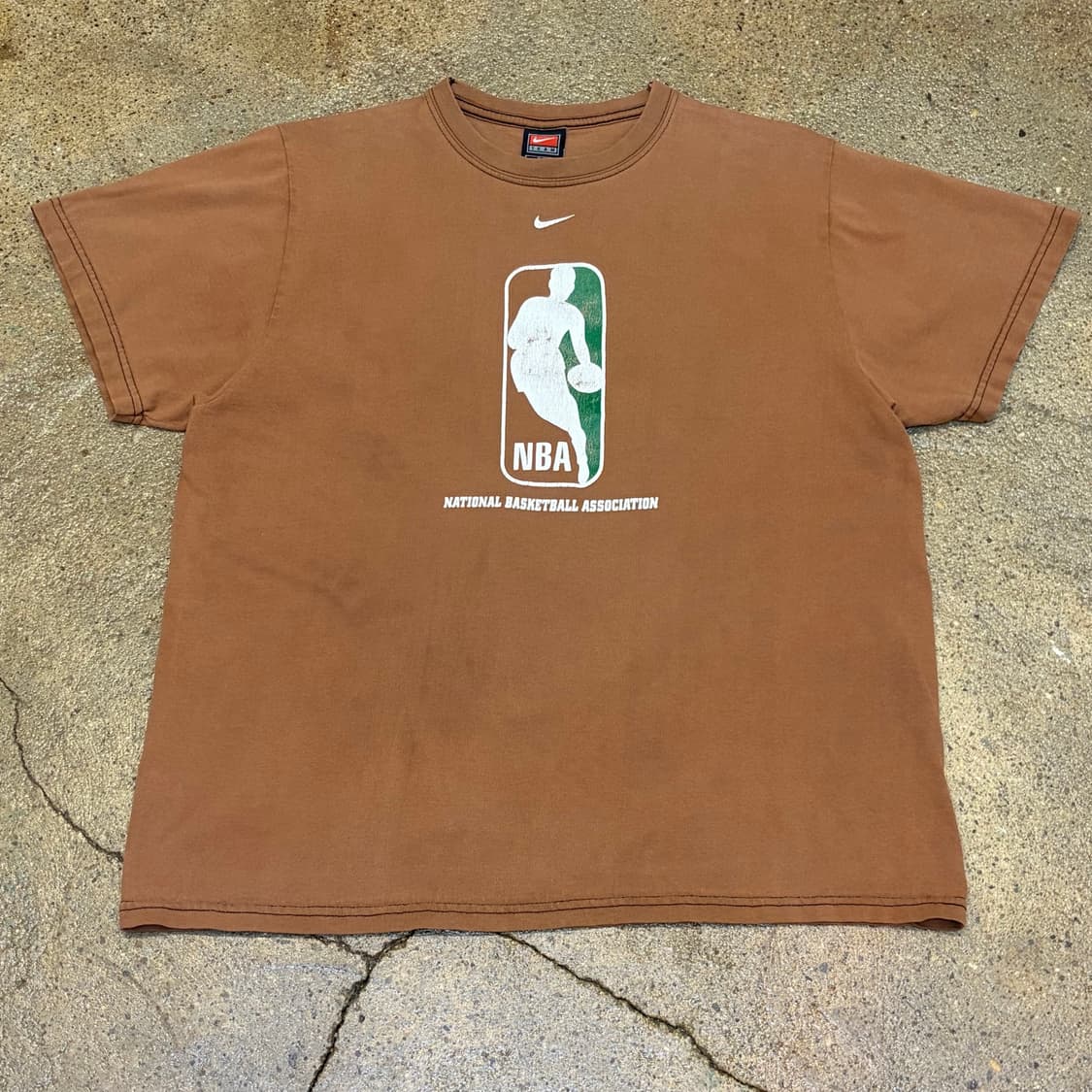 90s USA 나이키 NBA 빅로고 반팔 티셔츠 반팔티 상품이미지1