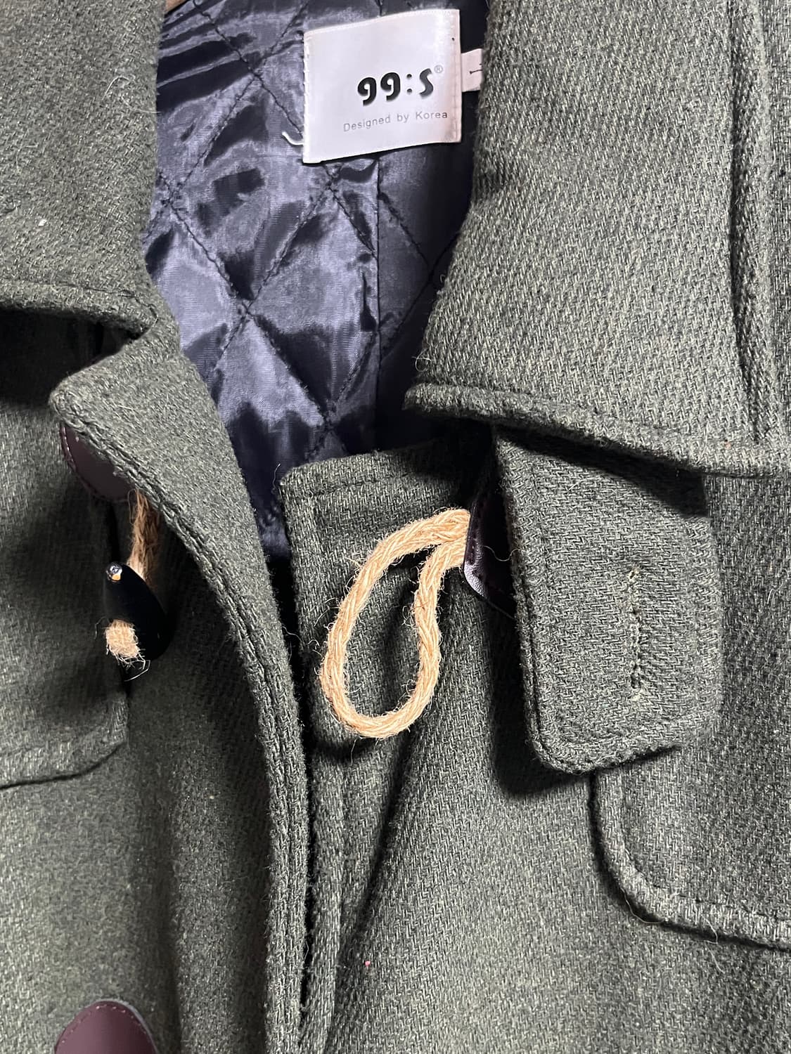 공용 세미오버핏 떡볶이 코트 자켓 점퍼 L 상품이미지4