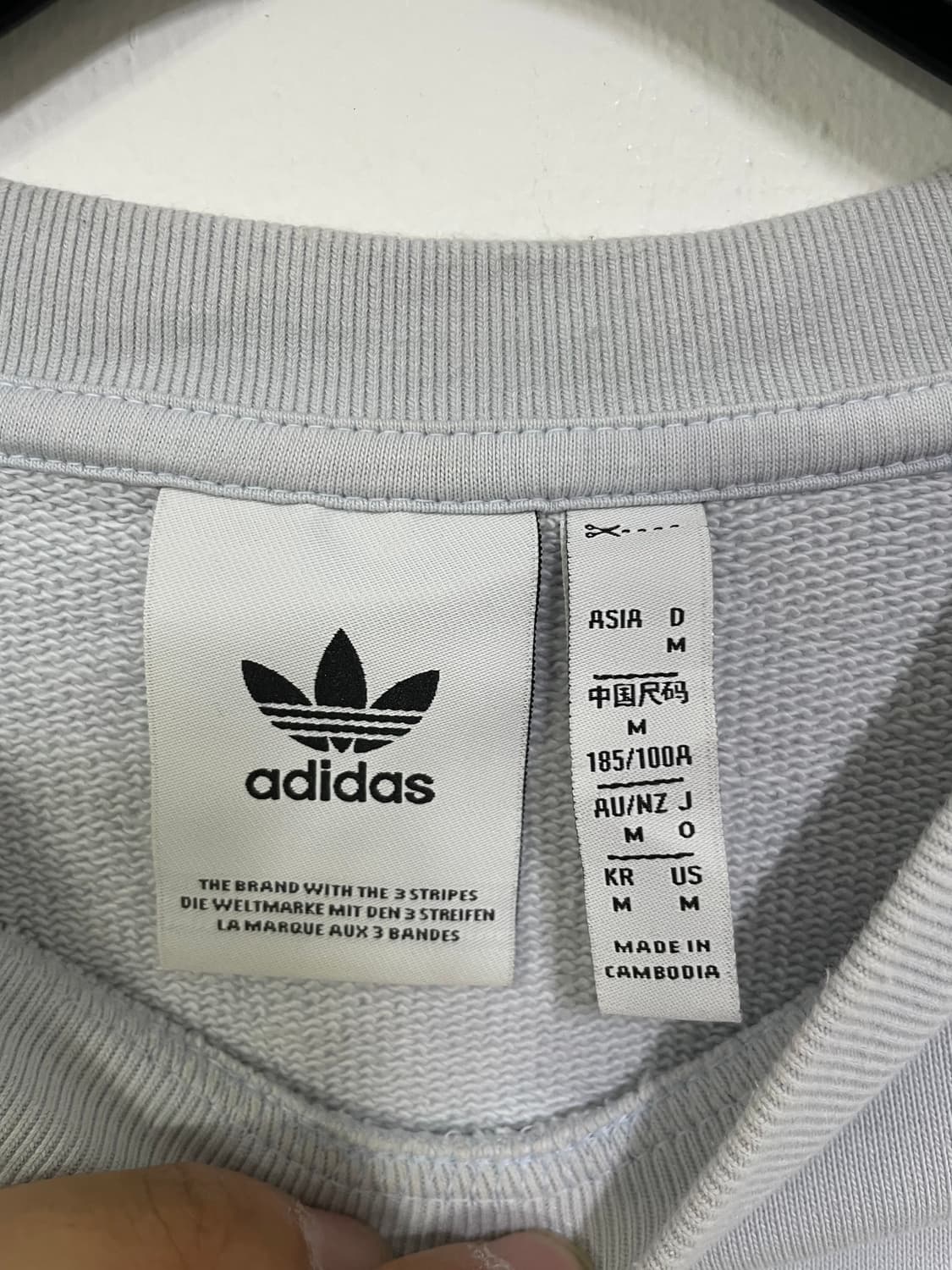아디다스 맨투맨 그레이 상품이미지5