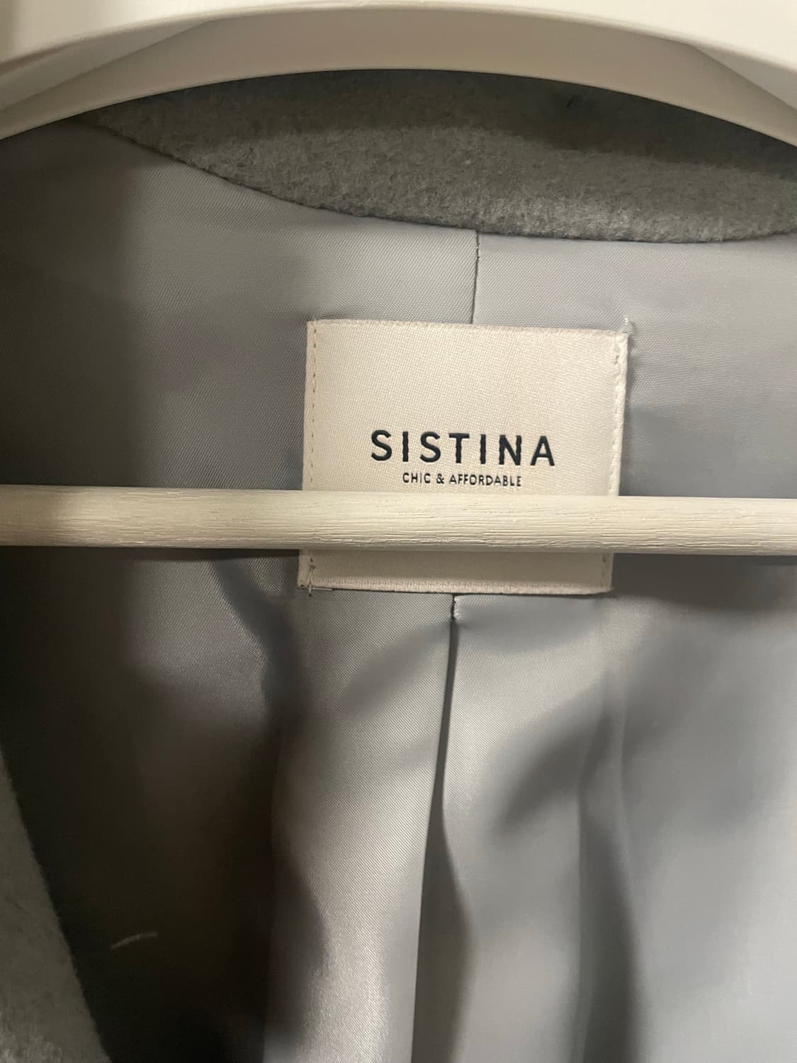 SISTINA 벨트 롱코트 상품이미지3