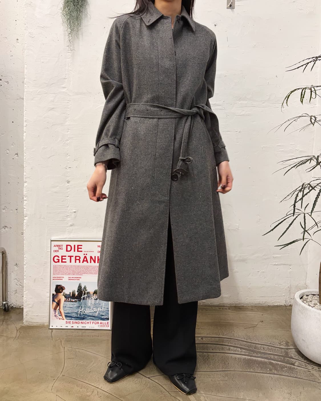 마가렛 호웰 울 트렌치 코트 상품이미지5