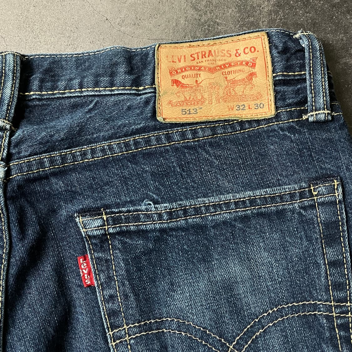 LEVI'S 리바이스513 슬림 스트레이트핏 코튼 데님 팬츠 A00641 상품이미지7