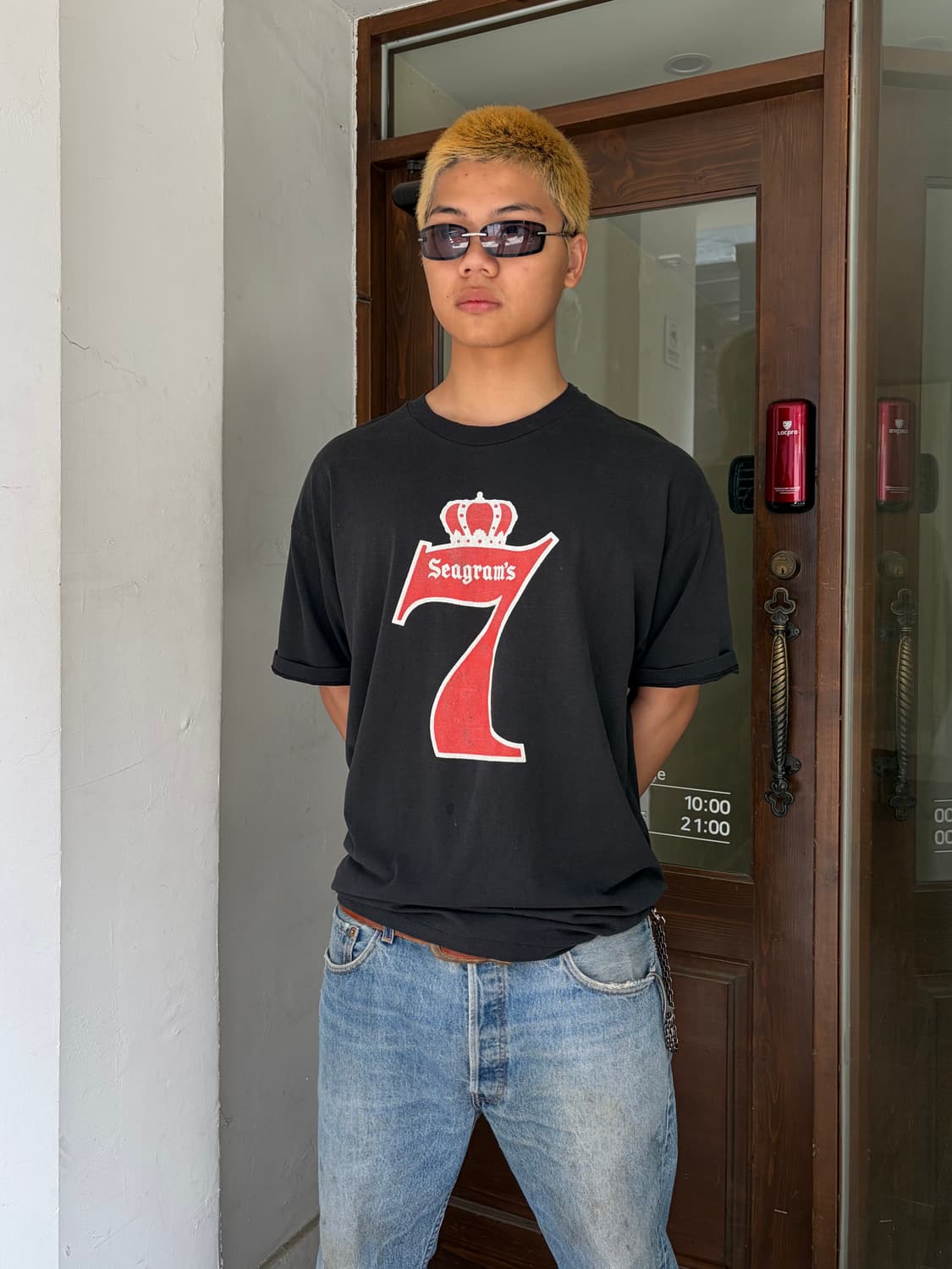 90‘s Seagram's 7 Crown hard faded single 상품이미지1