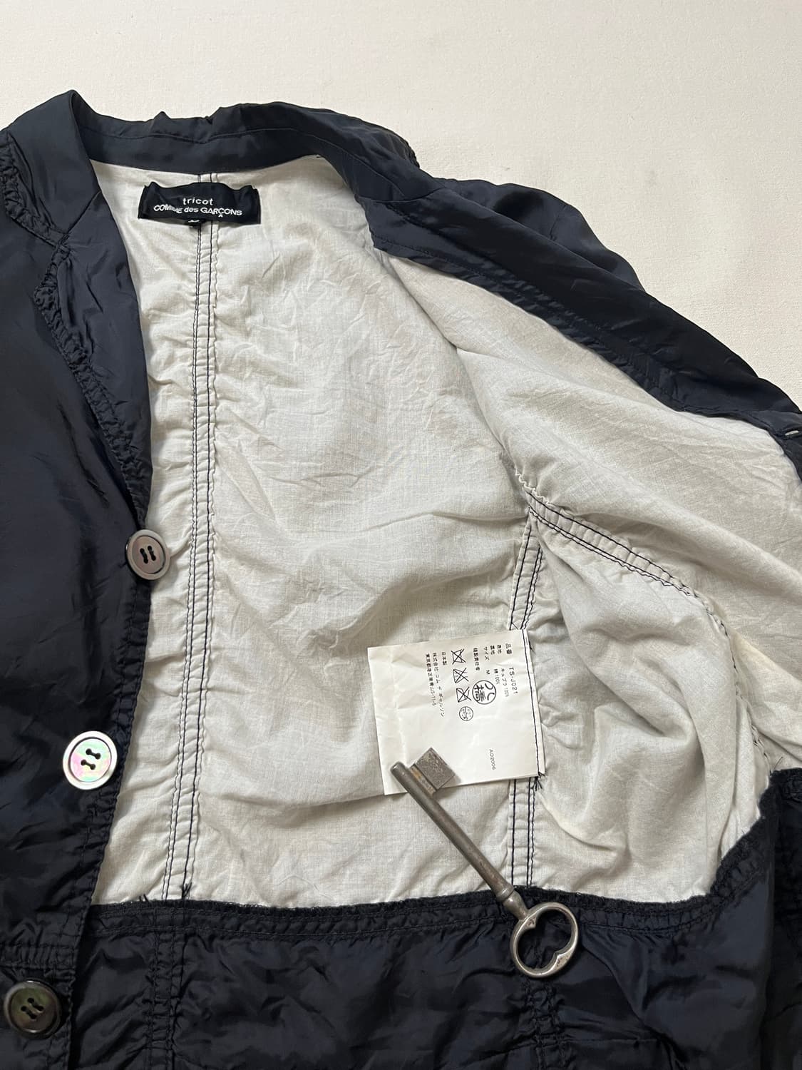 꼼데가르송 큐프라 퍼커링 자켓 comme des garcons  상품이미지9