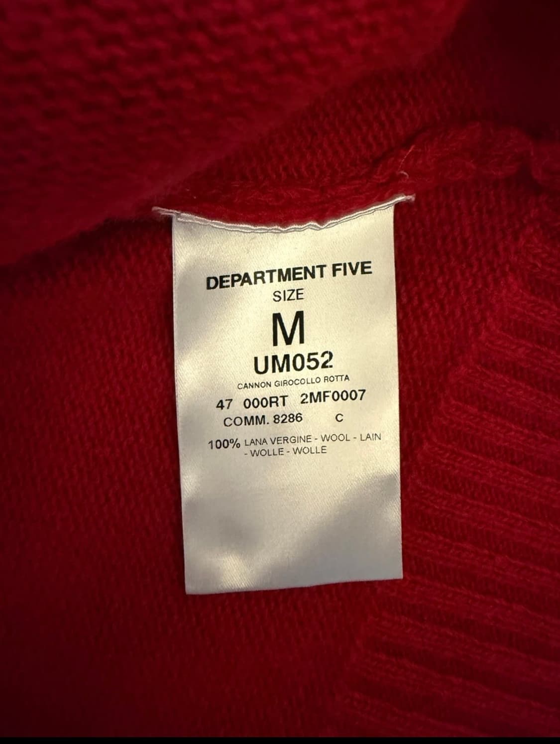 DEPARTMENT FIVE 컷아웃 니트 상품이미지4