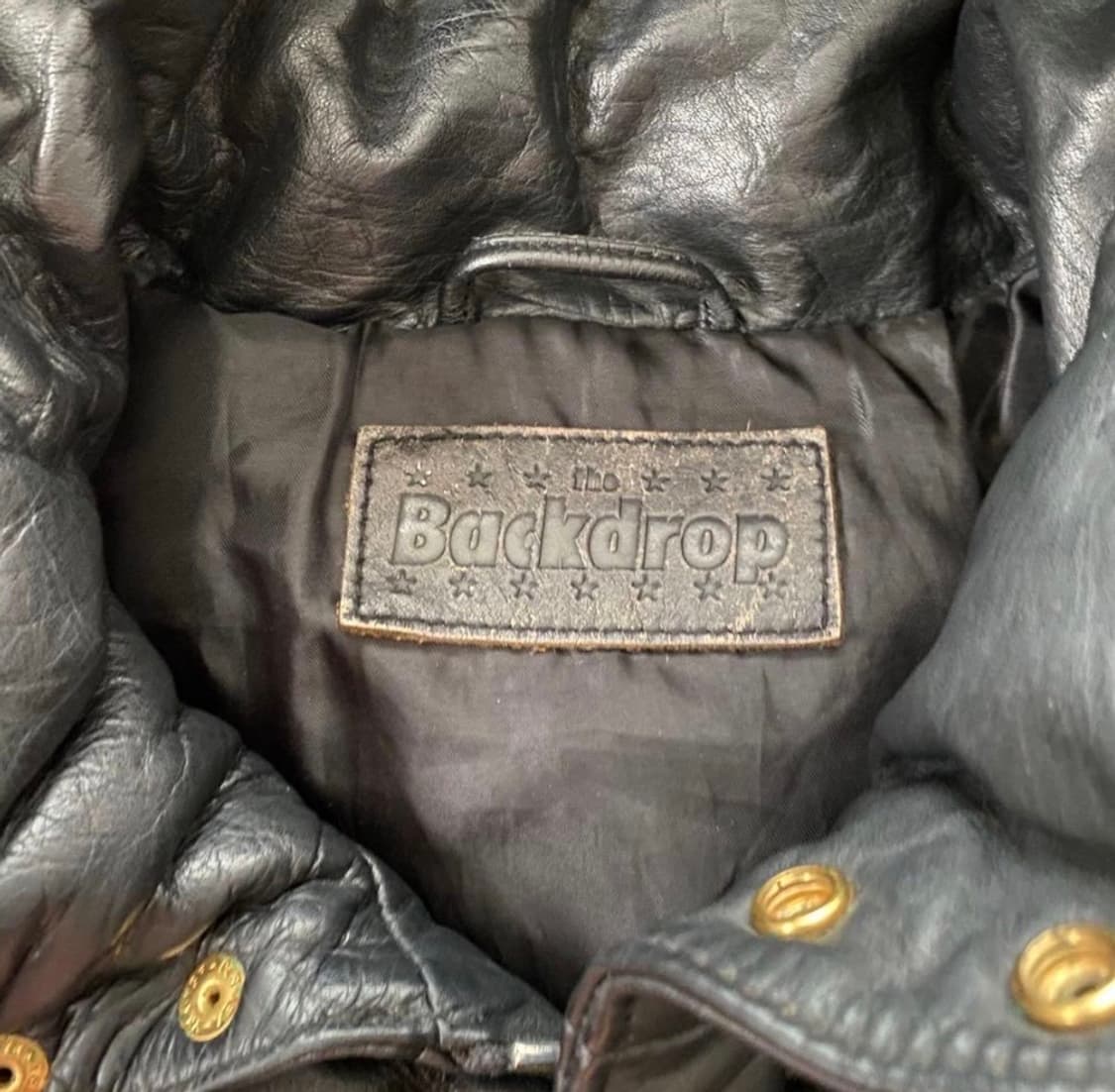 BACK DROP LEATHER DOWN JACKET 상품이미지4