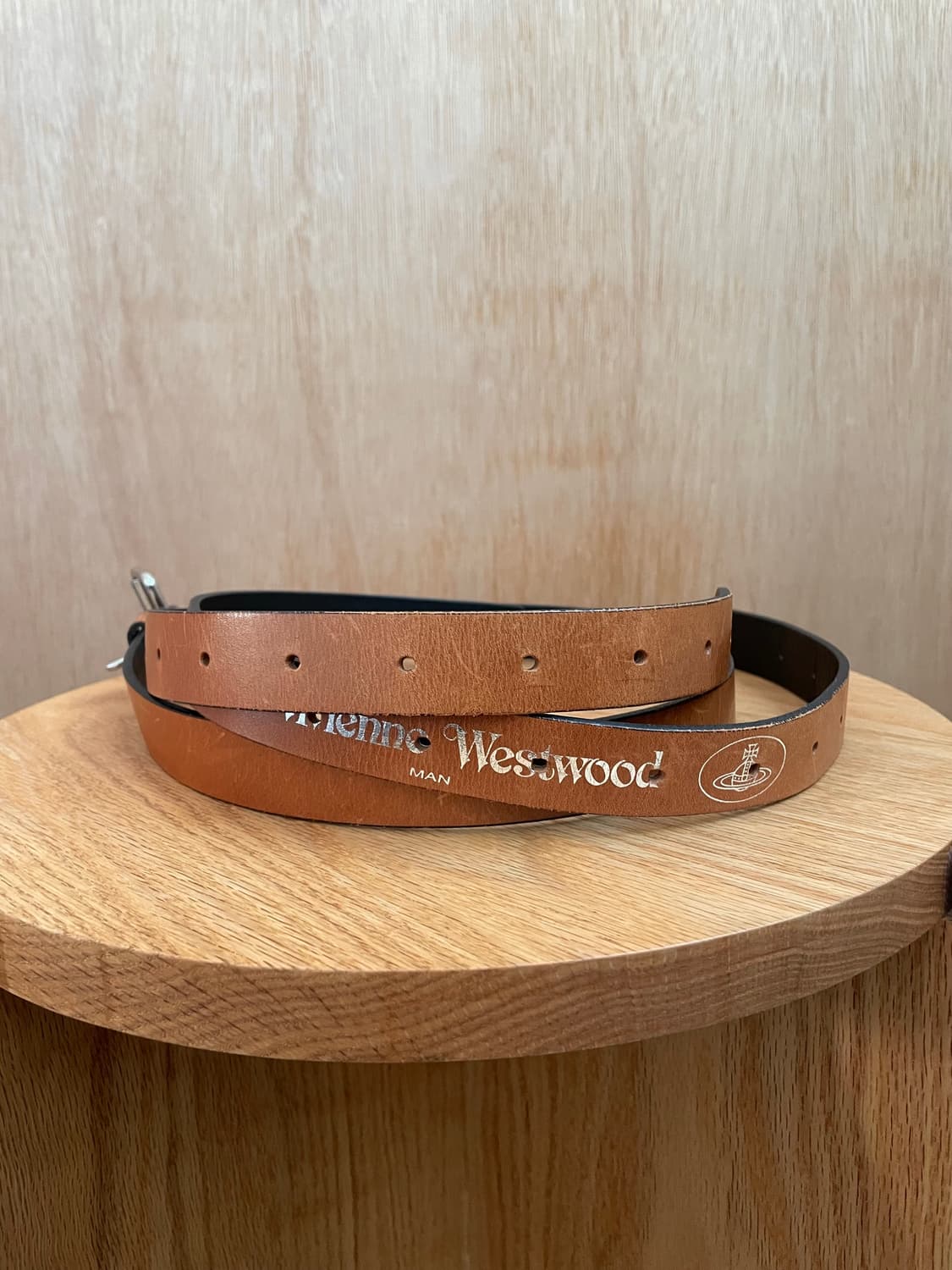 비비안웨스트우드 더블 라인 벨트 상품이미지3