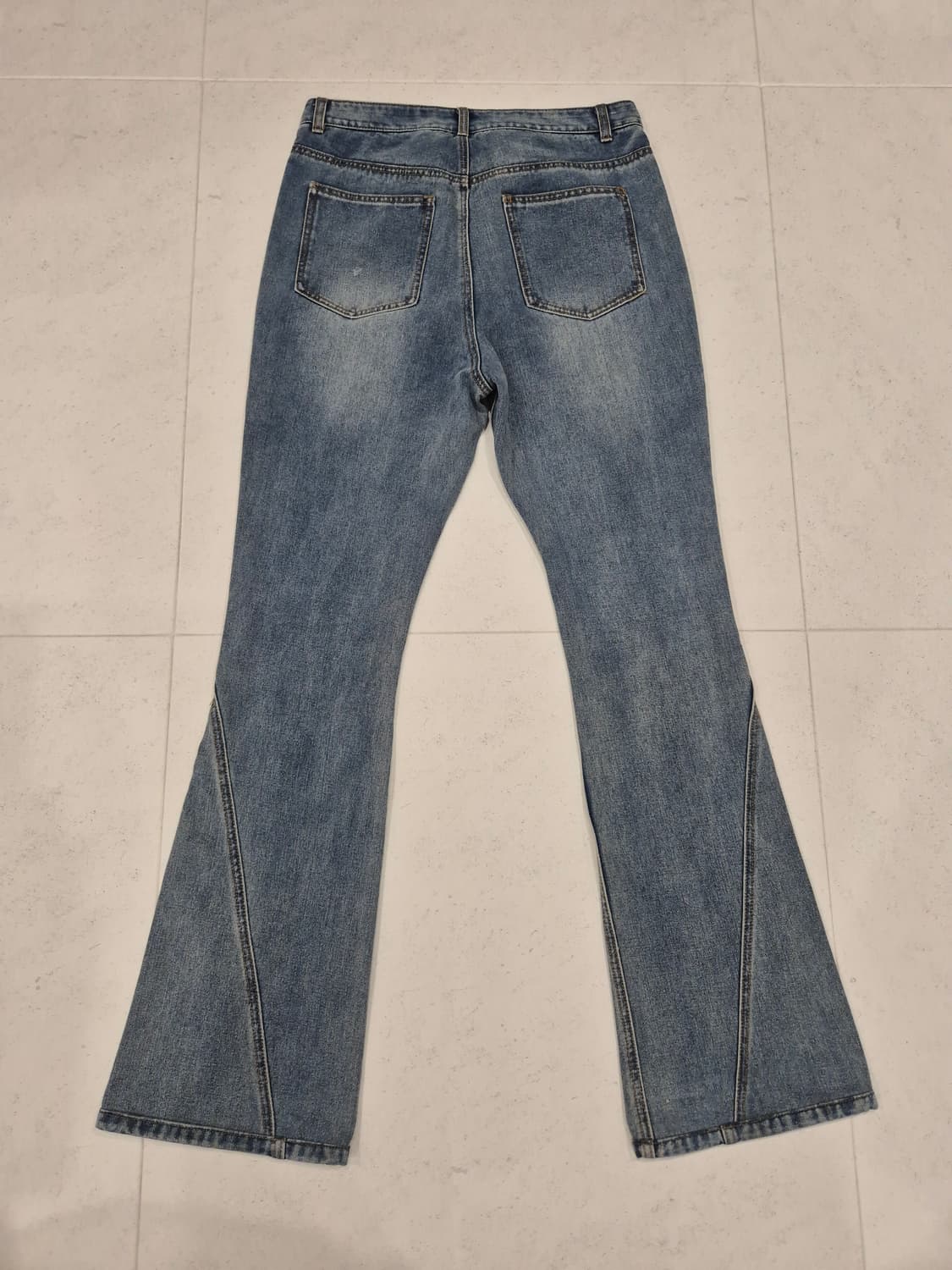 [낫포너드] 워시드 부츠컷 데님 XL 상품이미지2