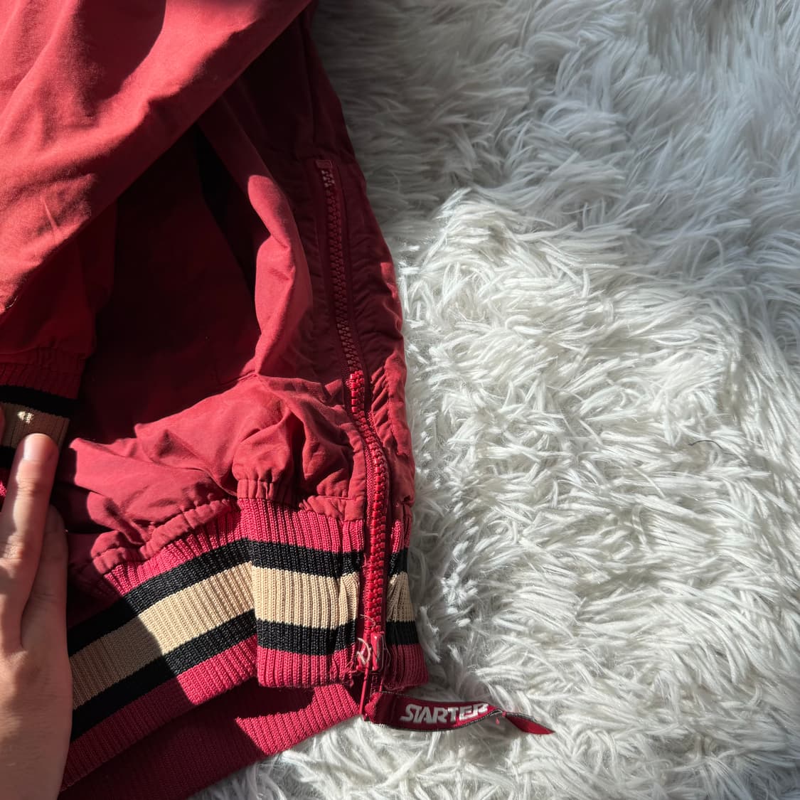 NFC SARTER 일본빈티지 나일론맨투맨 나일론자켓 스타터110 xxl 상품이미지5