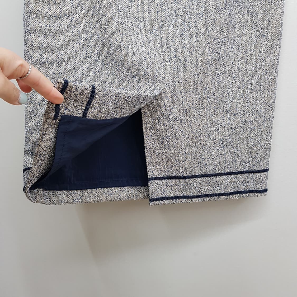 모조에스핀 2024 트위드 H라인 스커트 M사이즈 상품이미지5