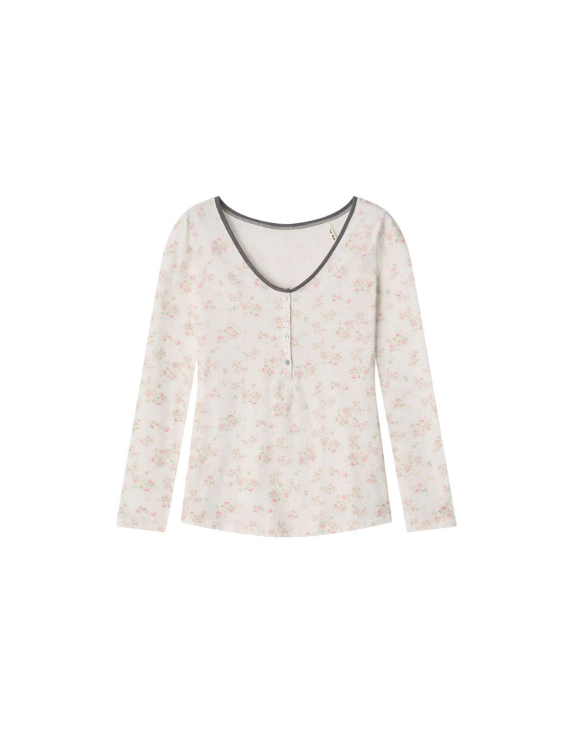 콜로신스 쉘 버튼 탑 플라워 상품이미지1