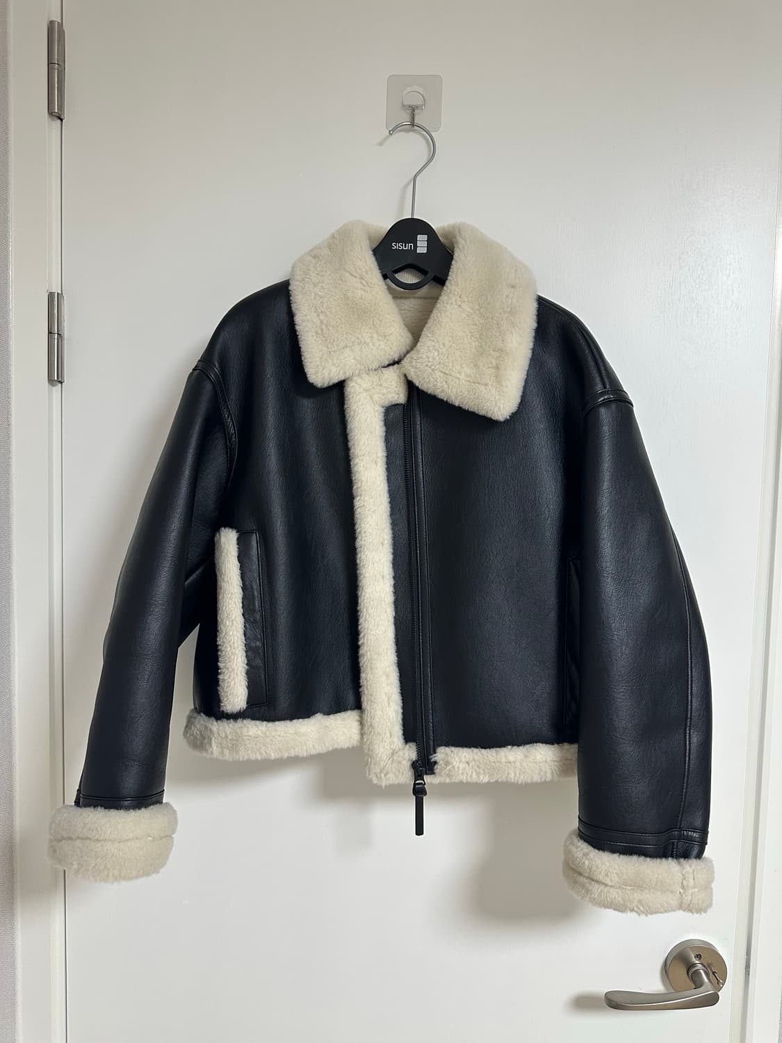 잇미샤 크롭 무스탕 상품이미지9