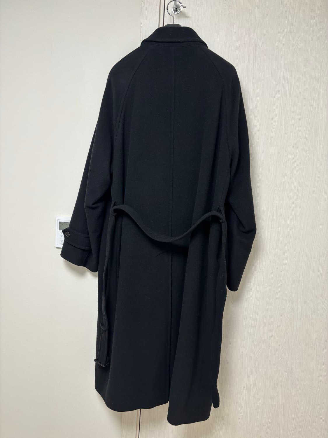 오라리 캐시미어 울 모저 수티엥 코트 블랙(5size, 23AW) 상품이미지3