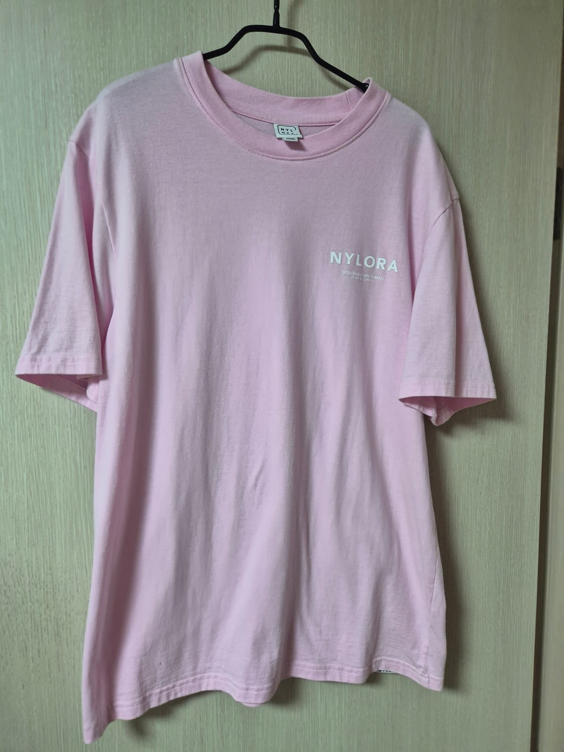 나일로라 티셔츠 핑크 반팔티 NYLORA  (M) 상품이미지1