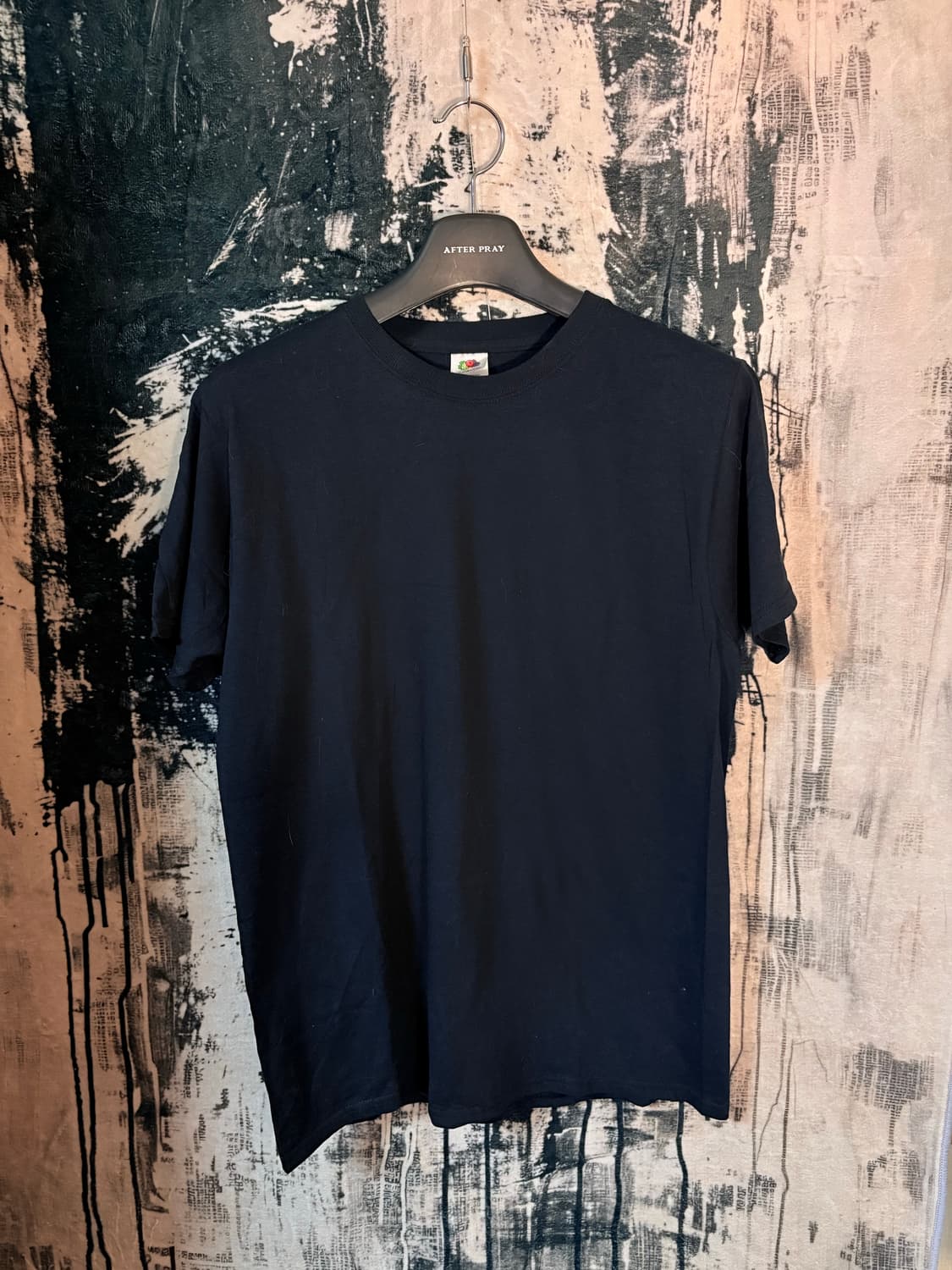 Fruit Of The Loom black half t-shirt   상품이미지1