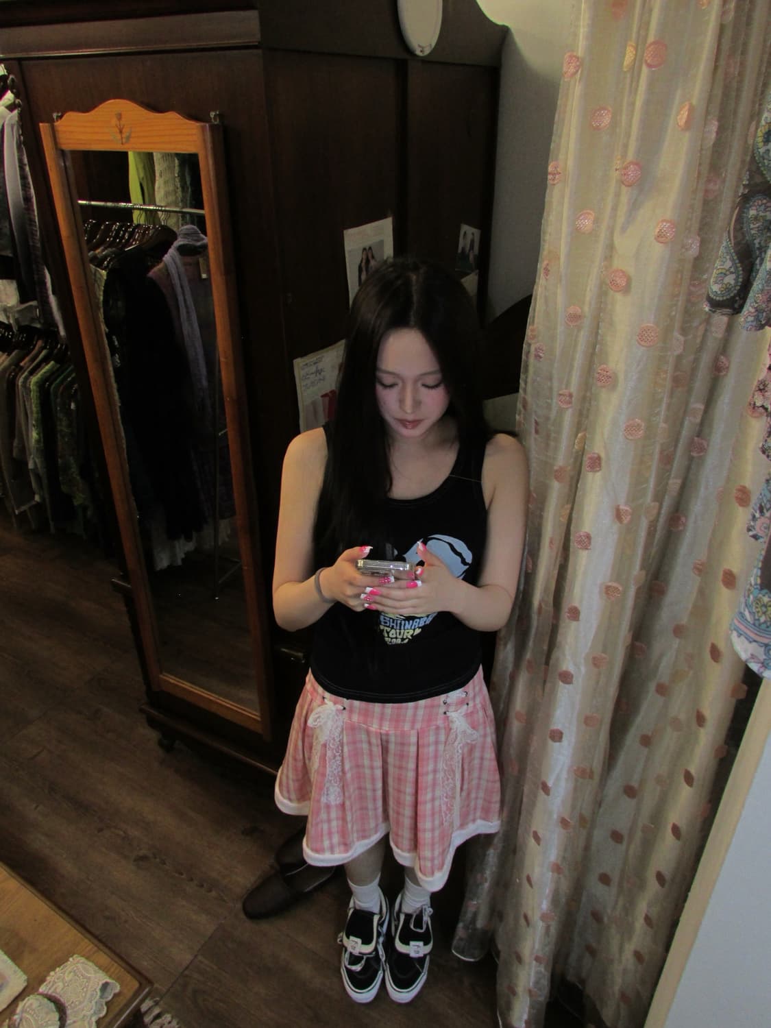 Jpn vintage heart grapic sleeveless 상품이미지1