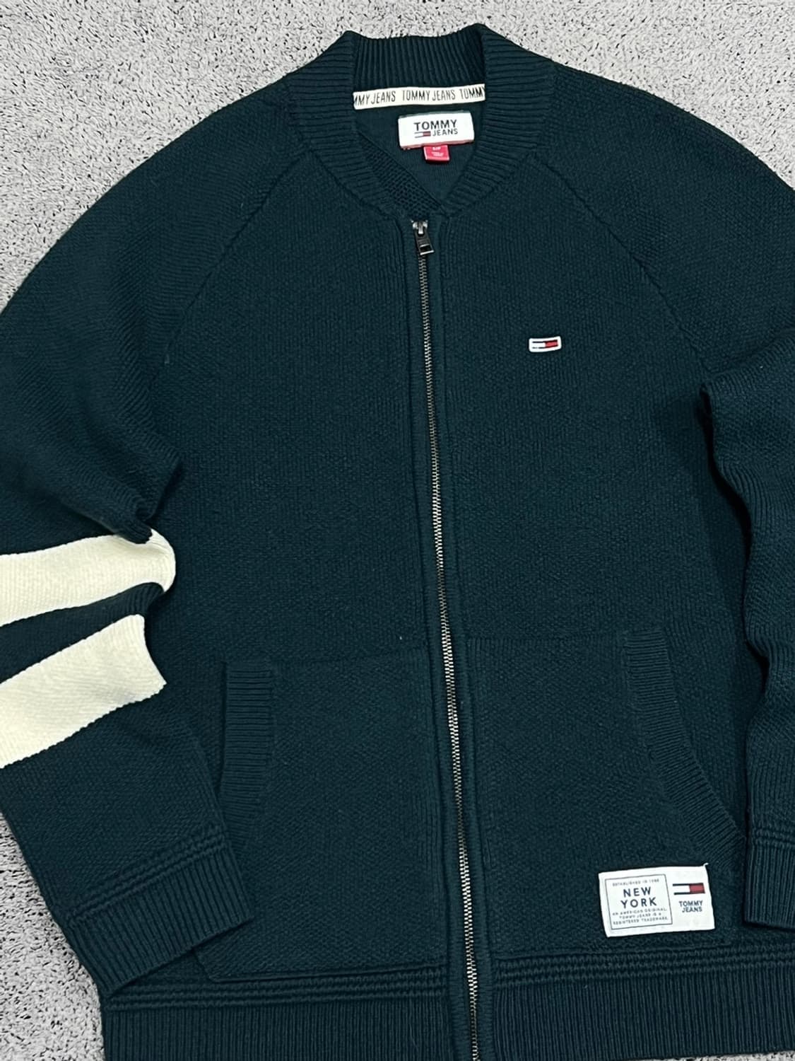 (S) 타미진스 니트 집업 상품이미지2