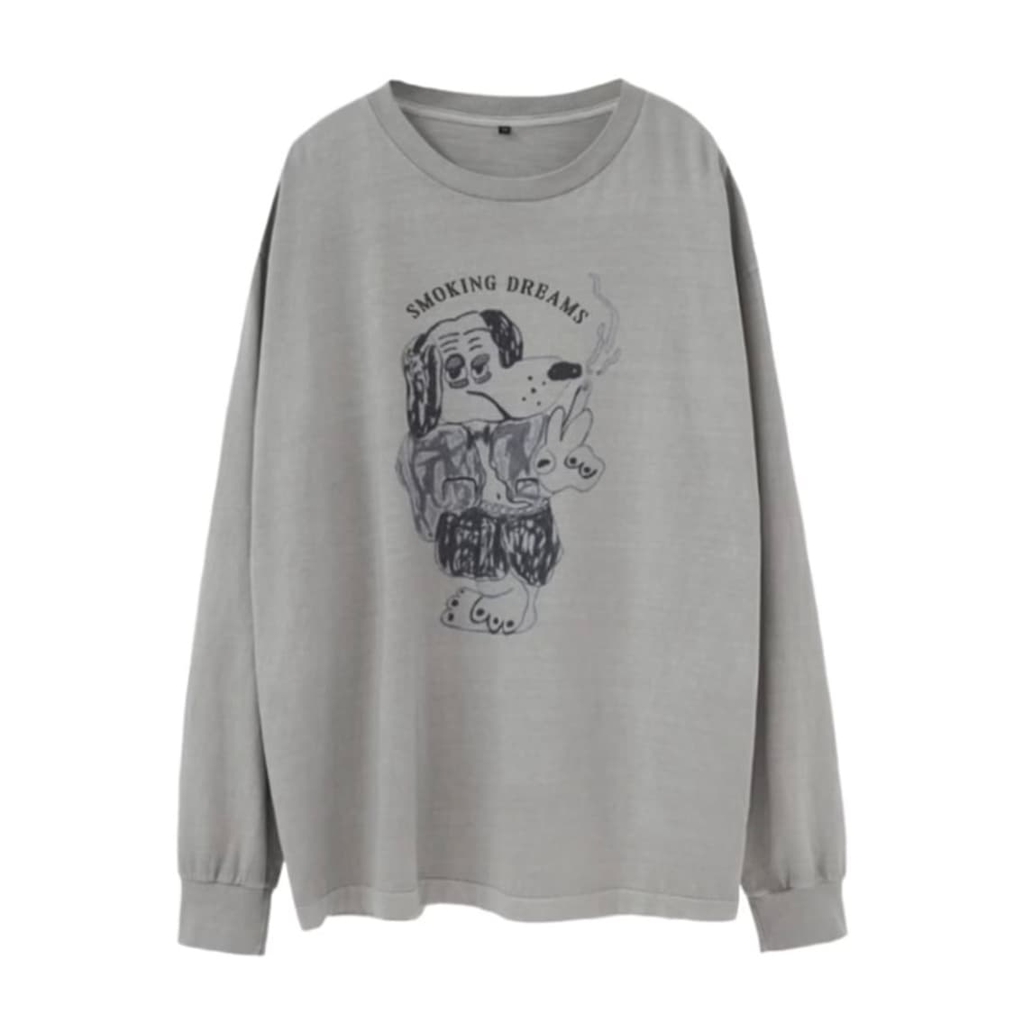 폴리테루 행크 롱슬리브 블루독 빈티지 그레이 상품이미지1