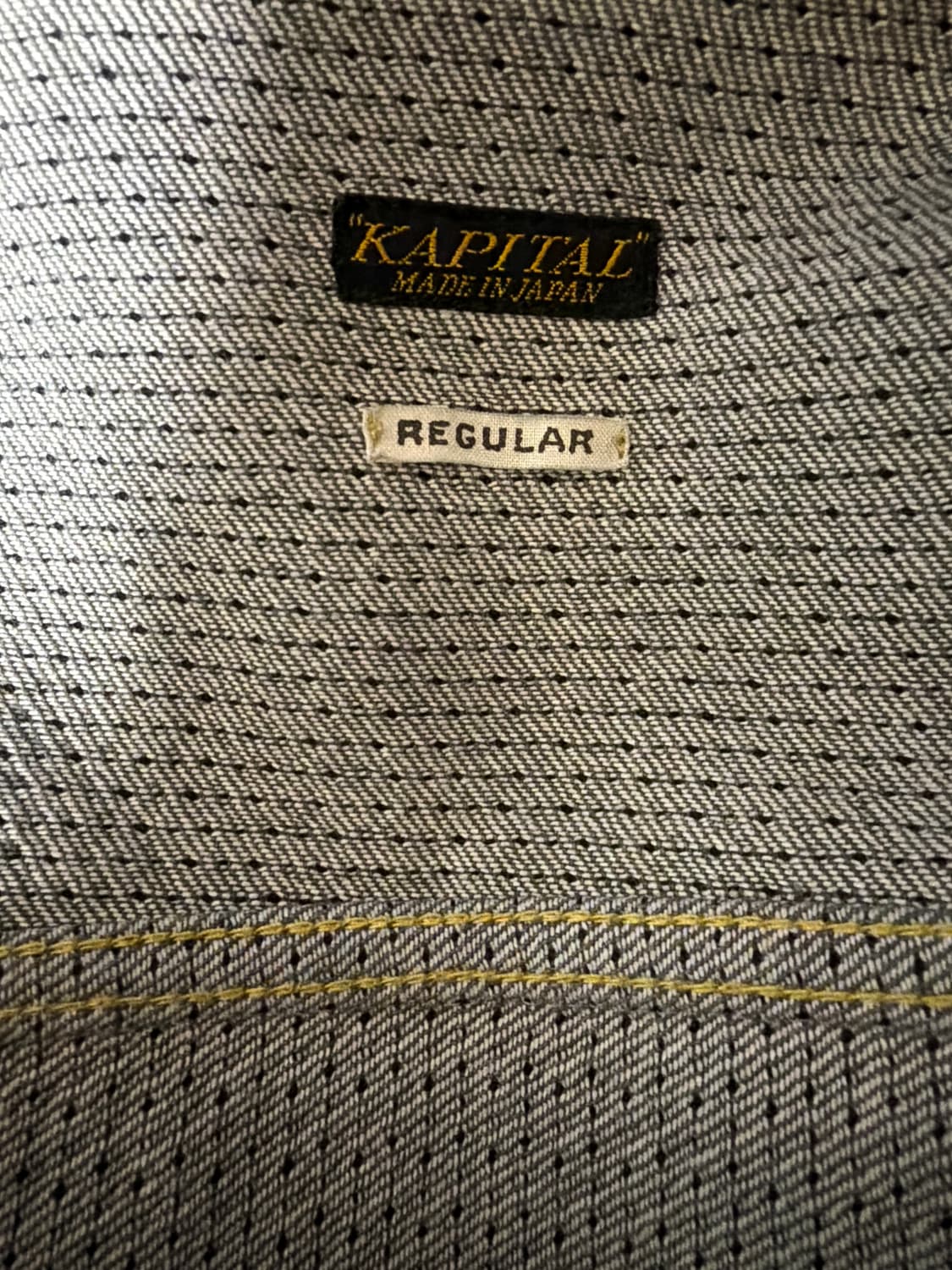 (소킹만 한 새상품)캐피탈 웨스터너 레귤러 센츄리데님 no7 48사이즈 상품이미지10