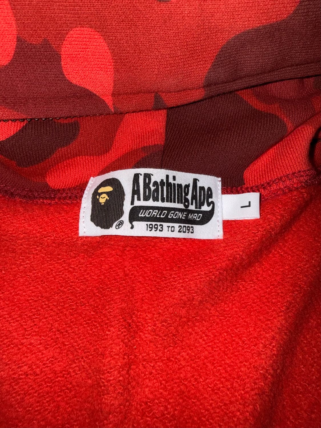 베이프 카모 후드집업 적계 상품이미지2