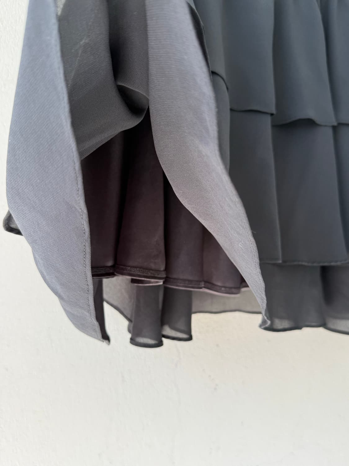 Charcoal gray cancan midi skirt 상품이미지6
