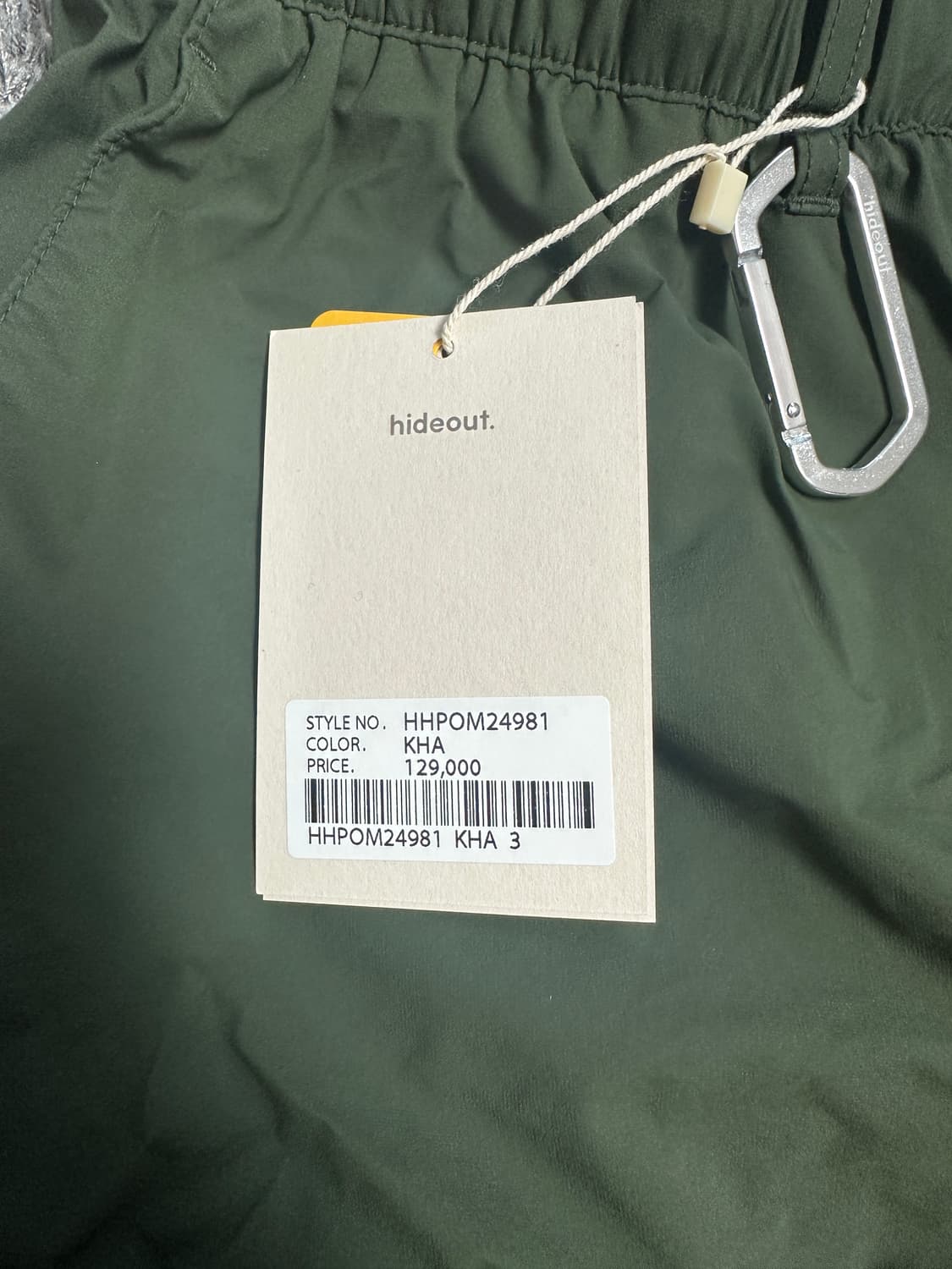 하이드아웃 토르 하프 팬츠 카키 3 사이즈 상품이미지2