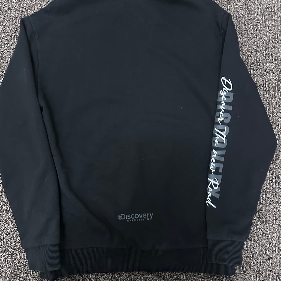 디스커버리 후드티셔츠 블랙 90(S) 상품이미지7
