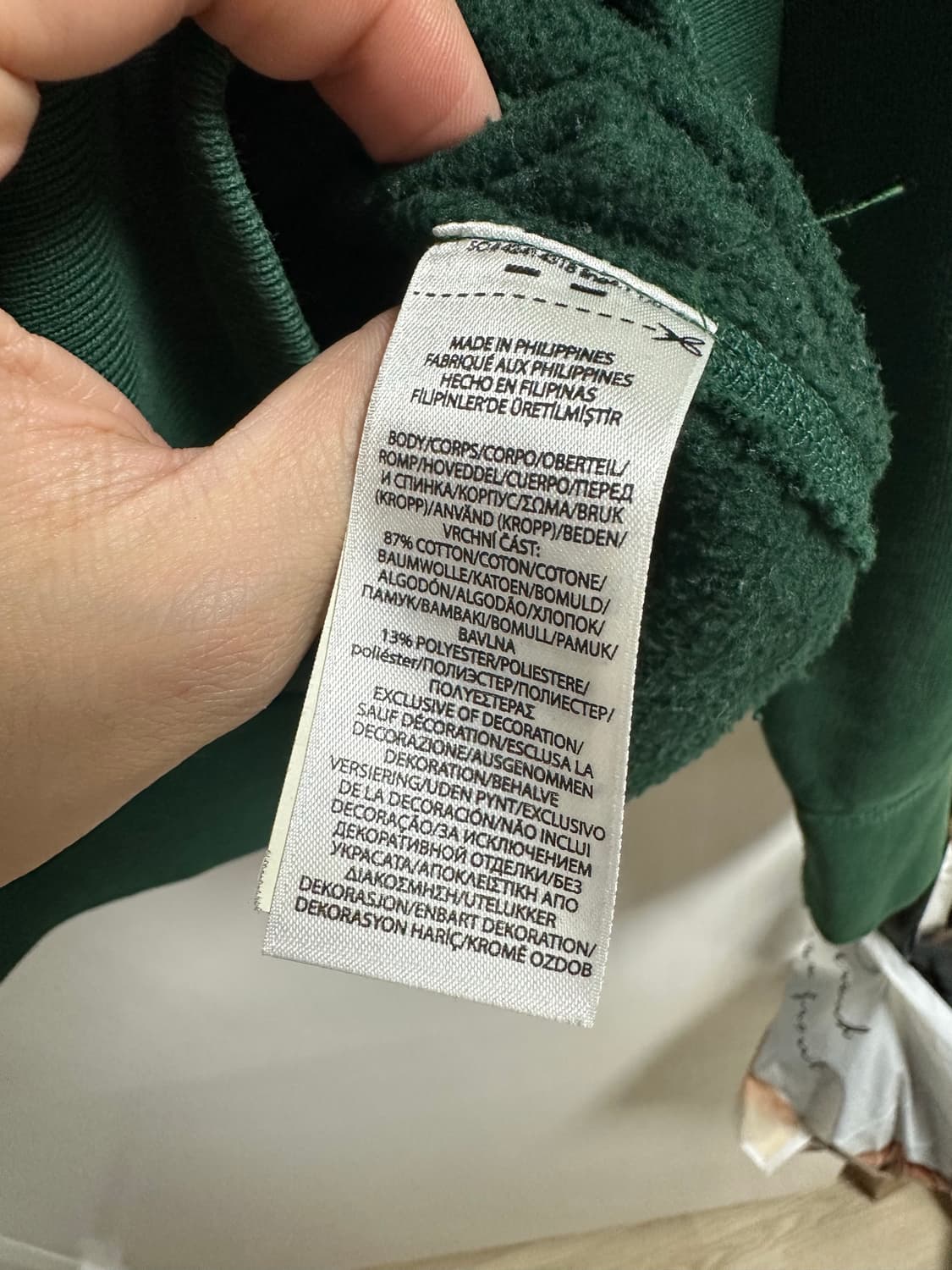 폴로 랄프로렌 그린 타이거 맨투맨 티셔츠 상품이미지2