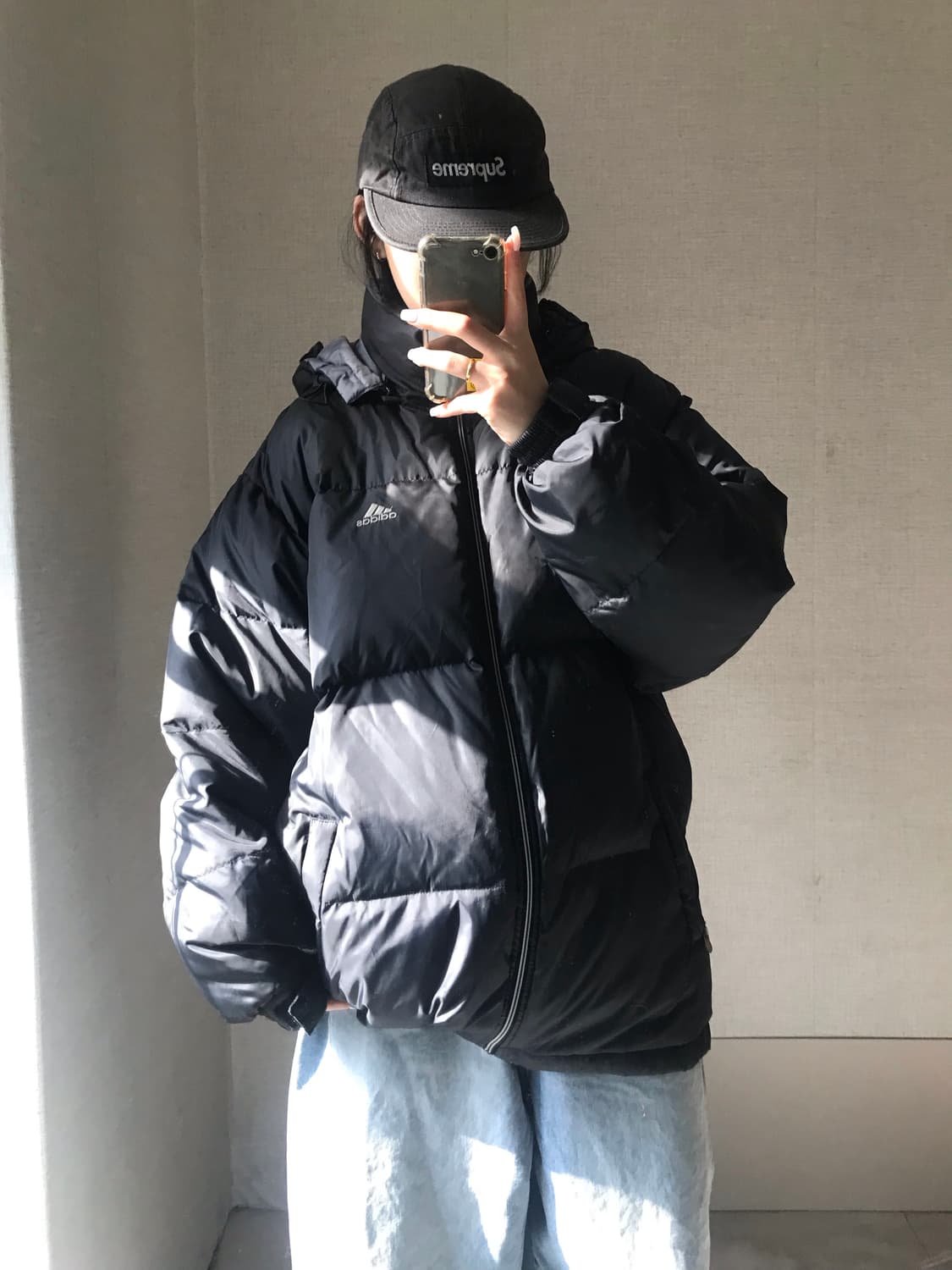 아디다스 블랙 패딩 상품이미지1