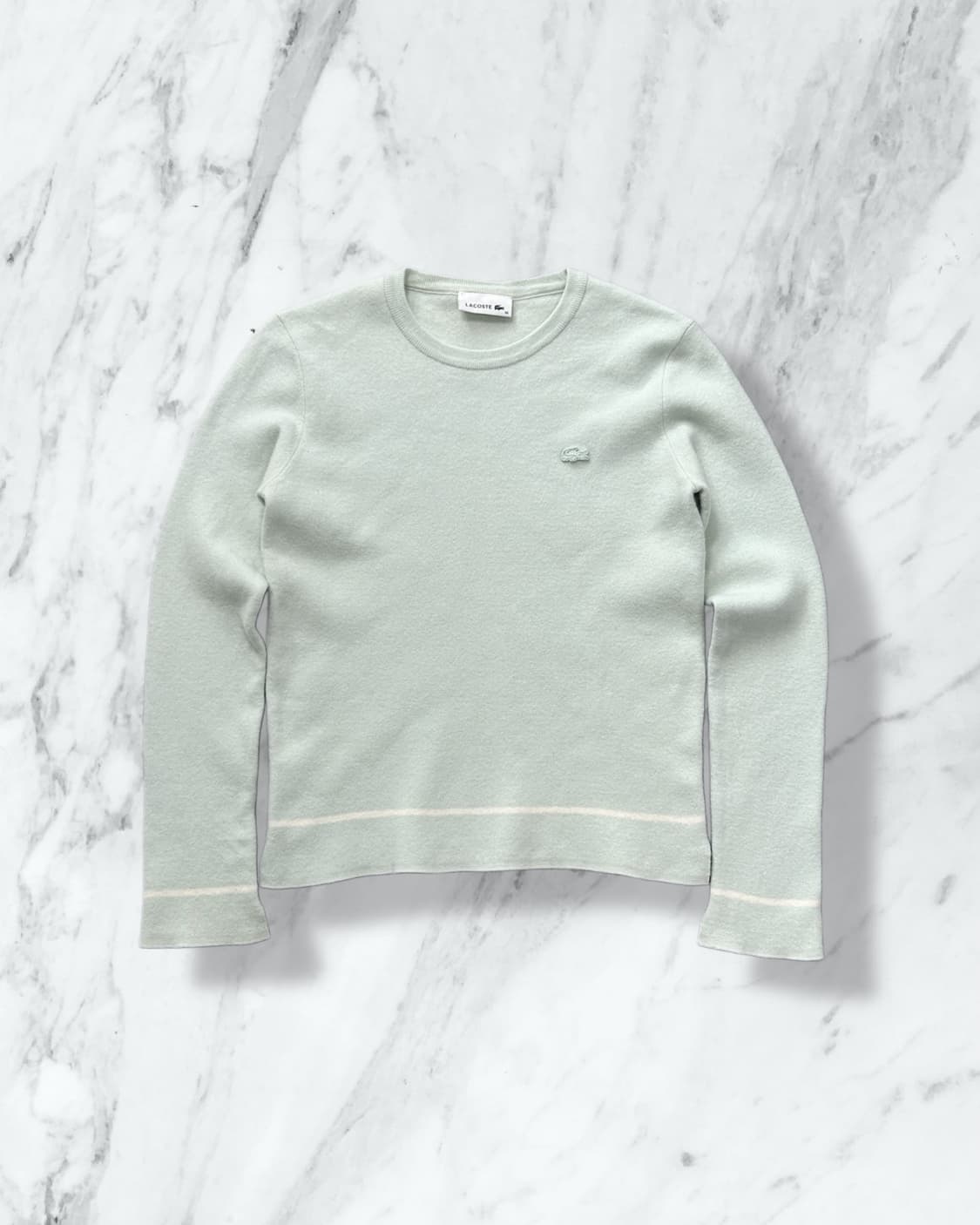 라코스테 민트 베이직 크루넥 니트  상품이미지1
