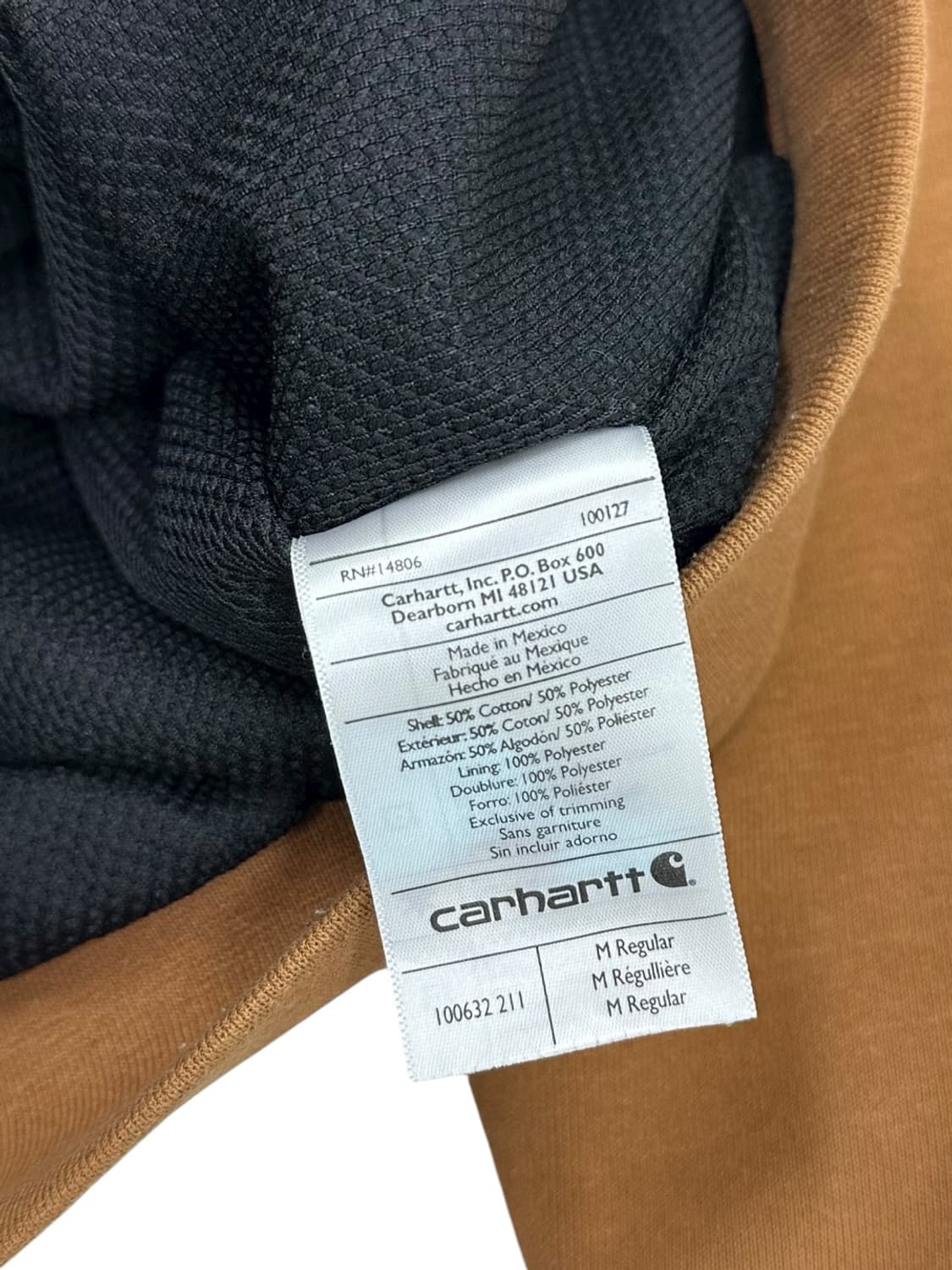칼하트 써멀 후드집업 된장색 (M~2XL) 상품이미지7