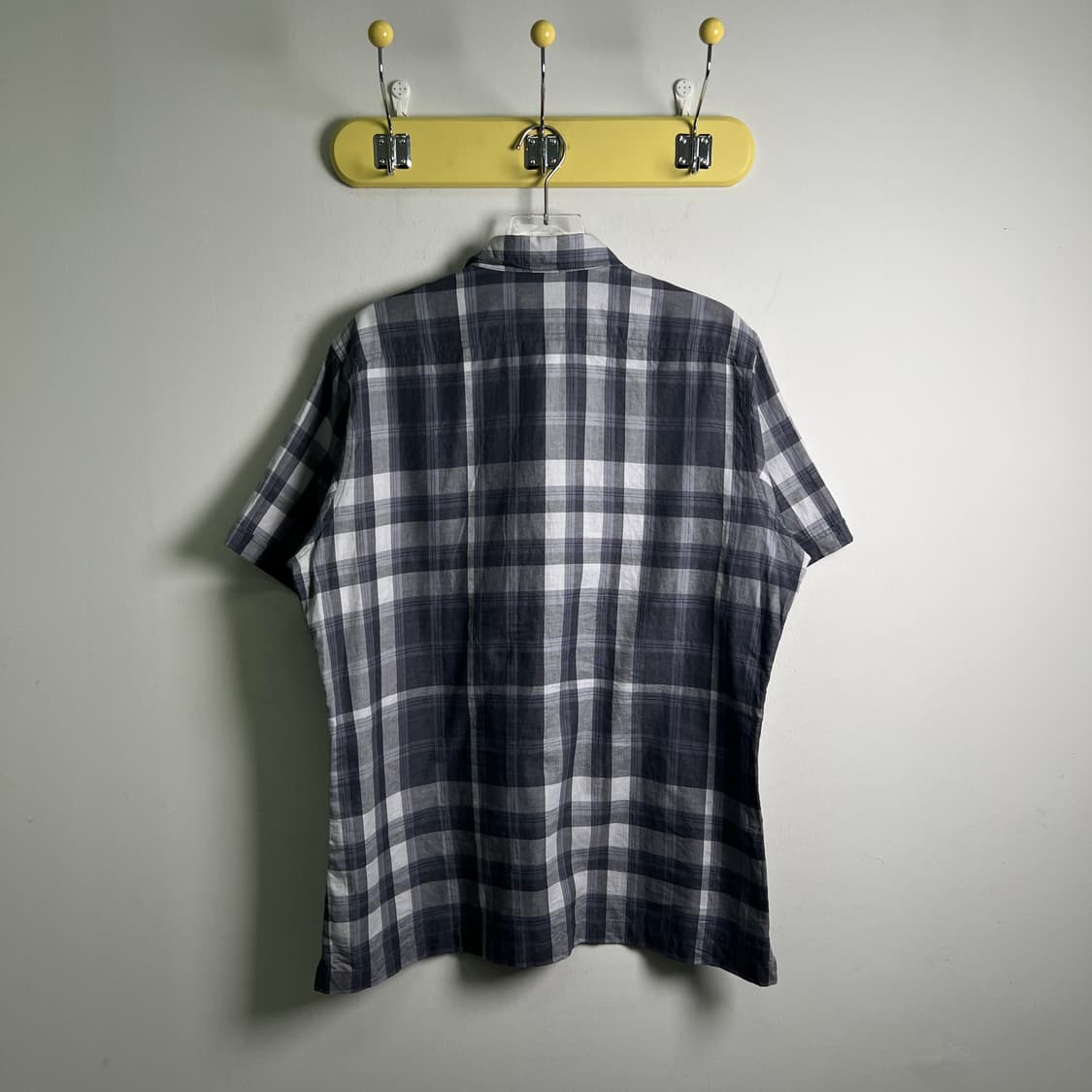 버버리 빈티지 체크 반팔 셔츠 L 상품이미지3