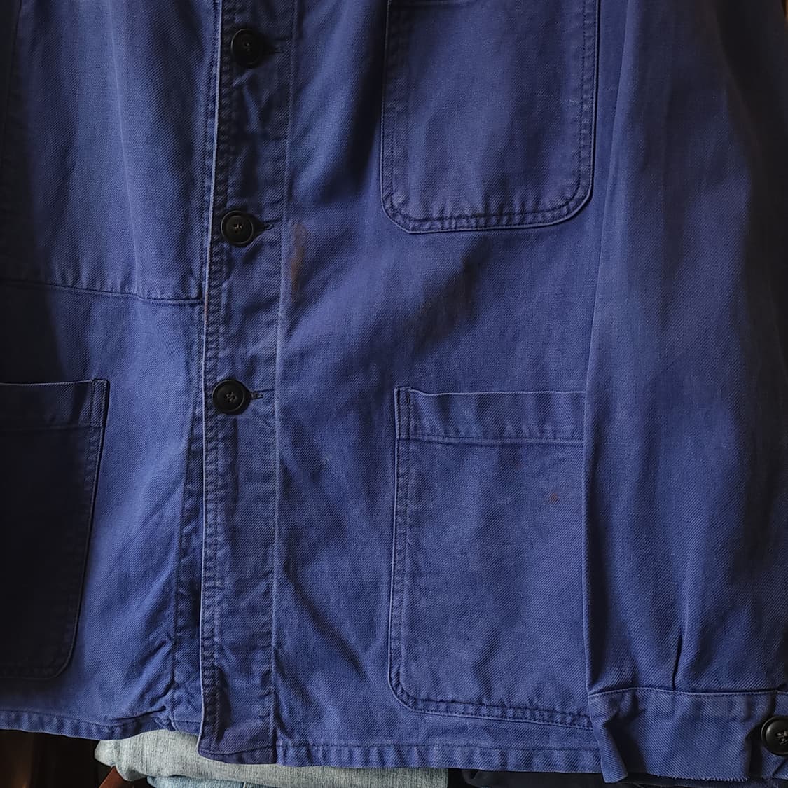 60s 프렌치 워크자켓 프렌치자켓 블루 56 상품이미지8