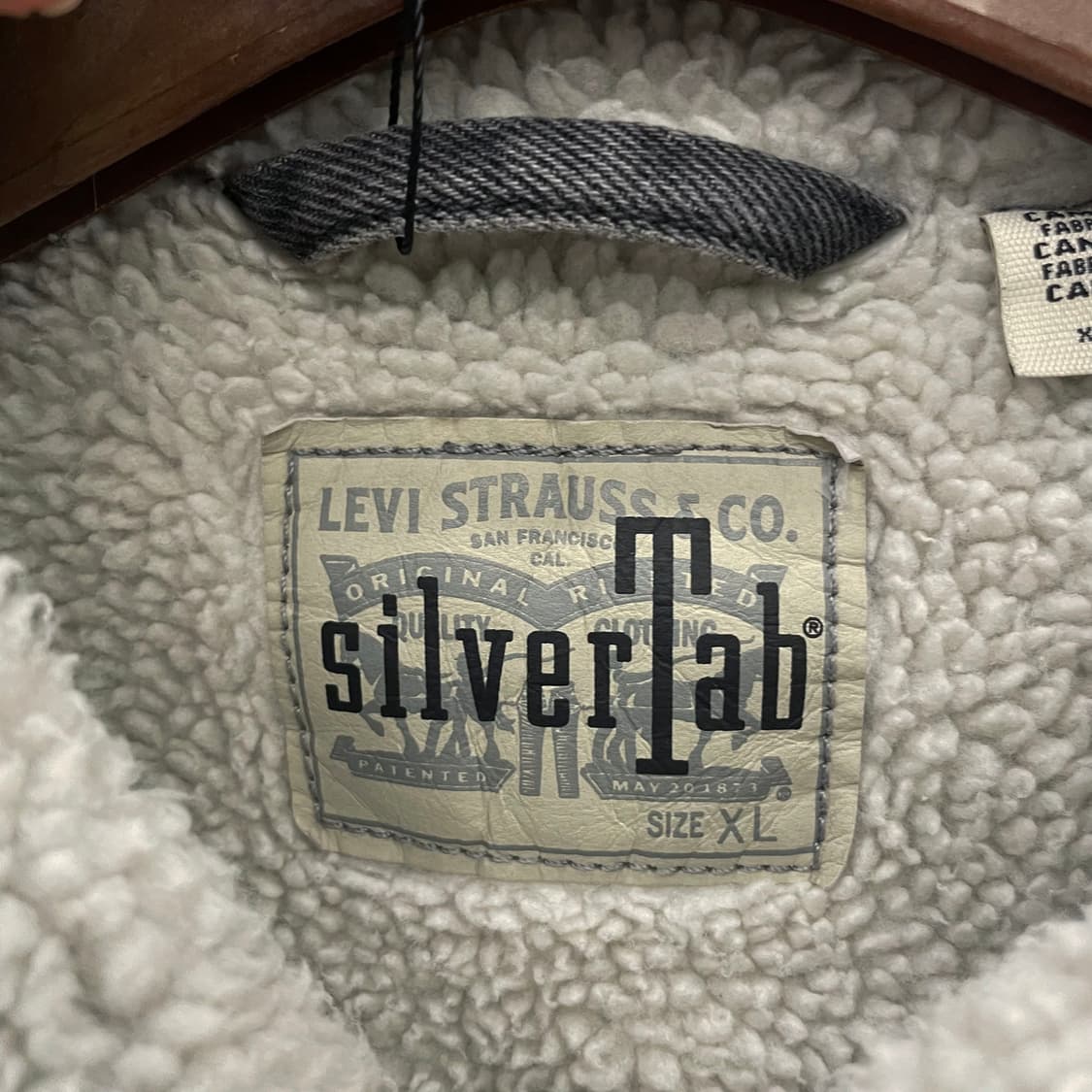 리바이스 실버탭 흑청 쉐르파 데님 트러커 자켓 상품이미지8