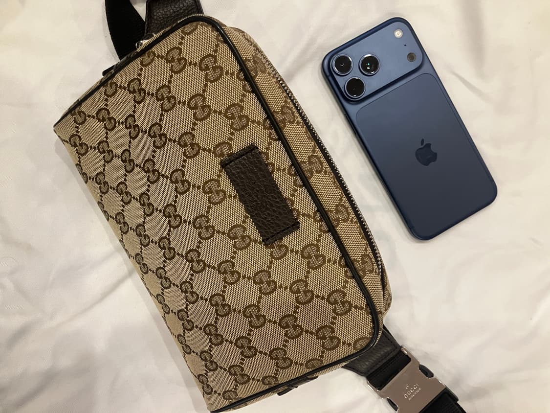 구찌 GG 수프림 캔버스 힙색 벨트백 상품이미지1