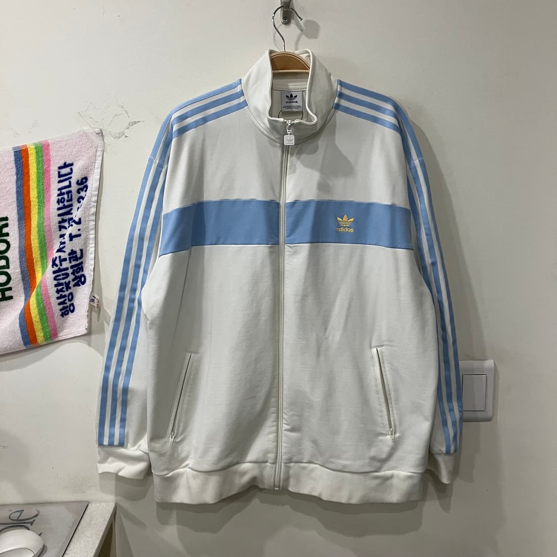 370 아디다스 컬러블록 트랙탑 져지 상품이미지1