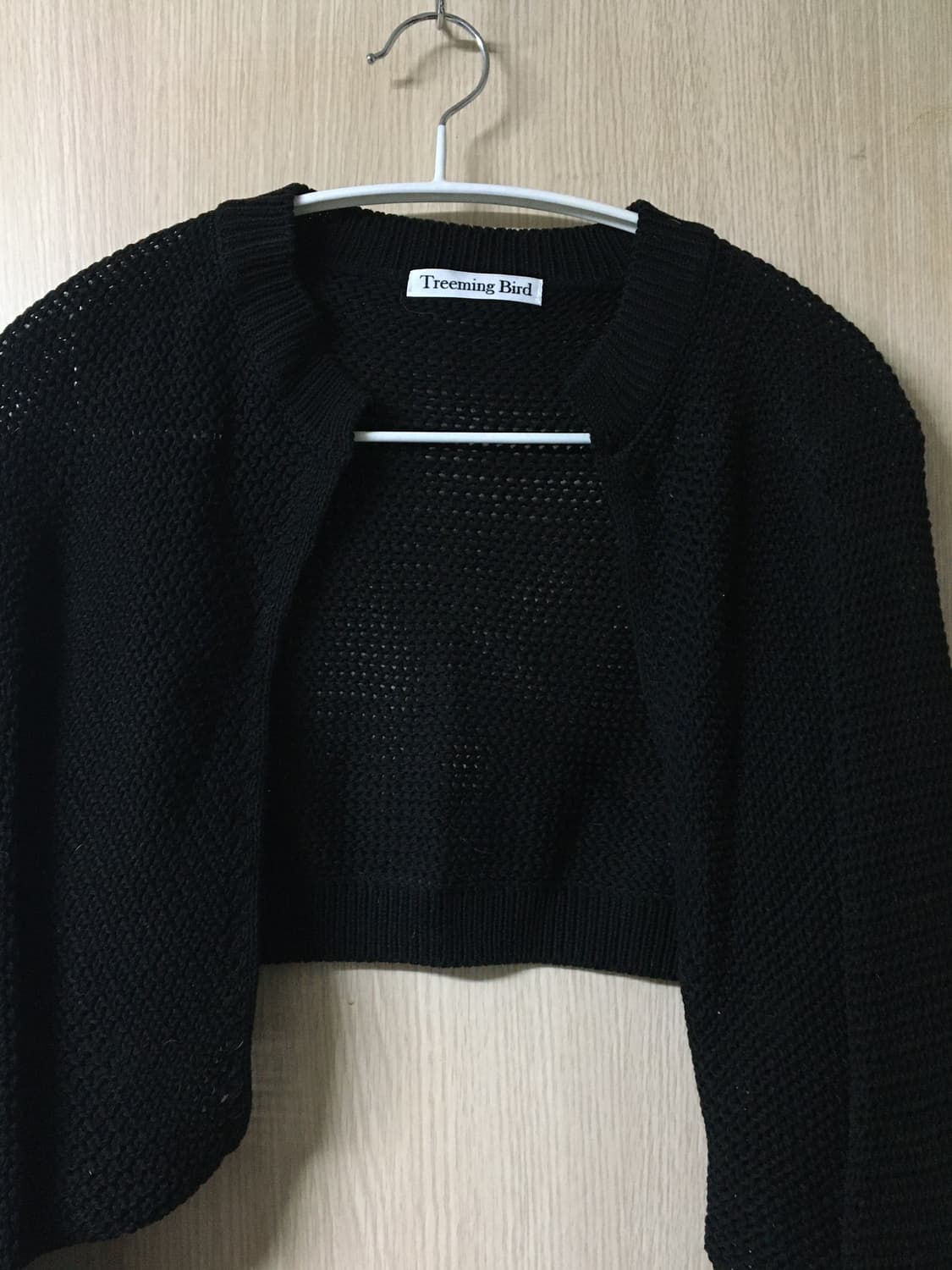 트리밍버드 여름 니트 조끼 블랙  상품이미지4