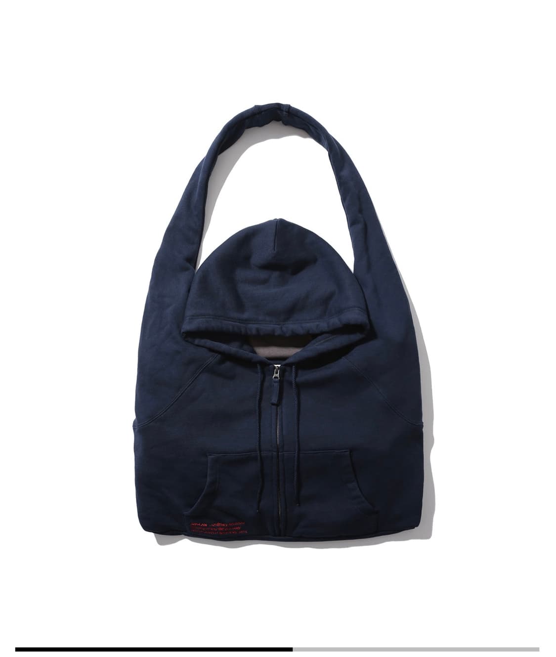 앵글런(Anglan) Zip-Up Hoodie Bag - Navy 상품이미지1