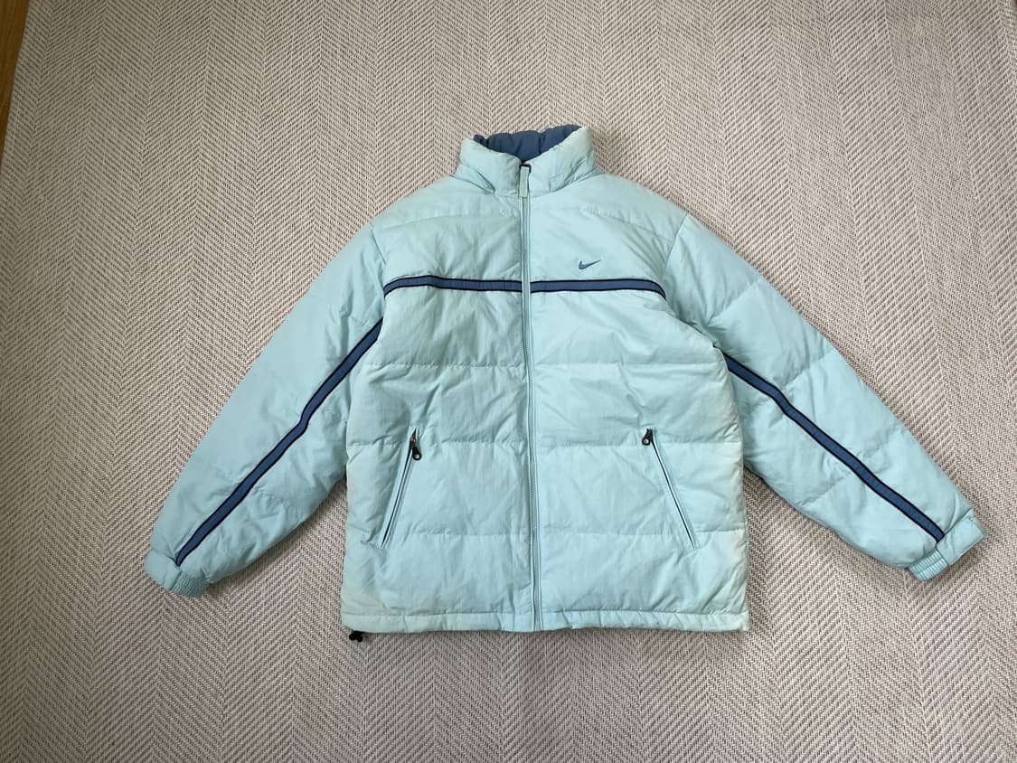 나이키 스카이블루 뉴챔프 올드스쿨 패딩  J03515 상품이미지1