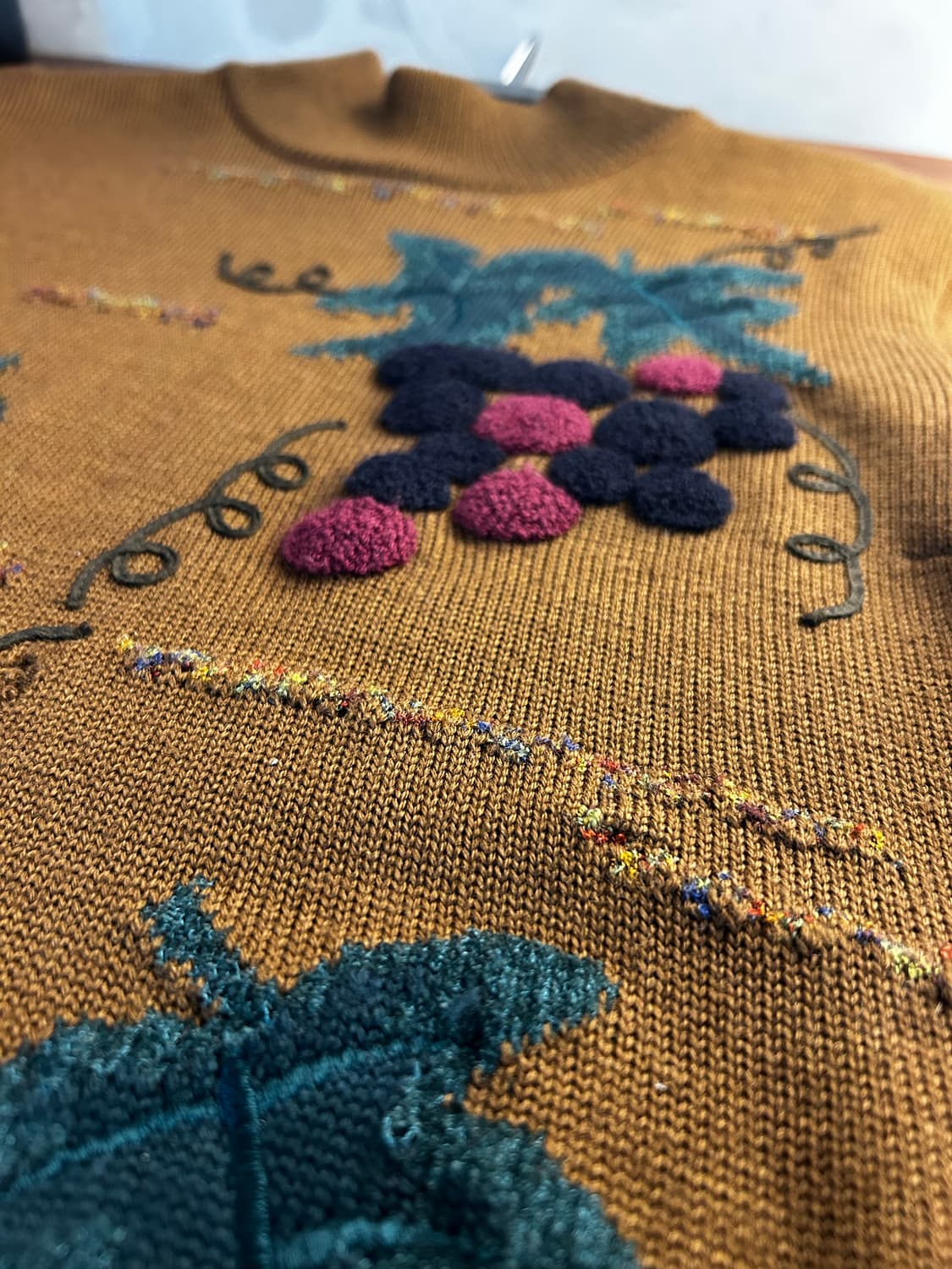 빈티지포도니트 상품이미지2