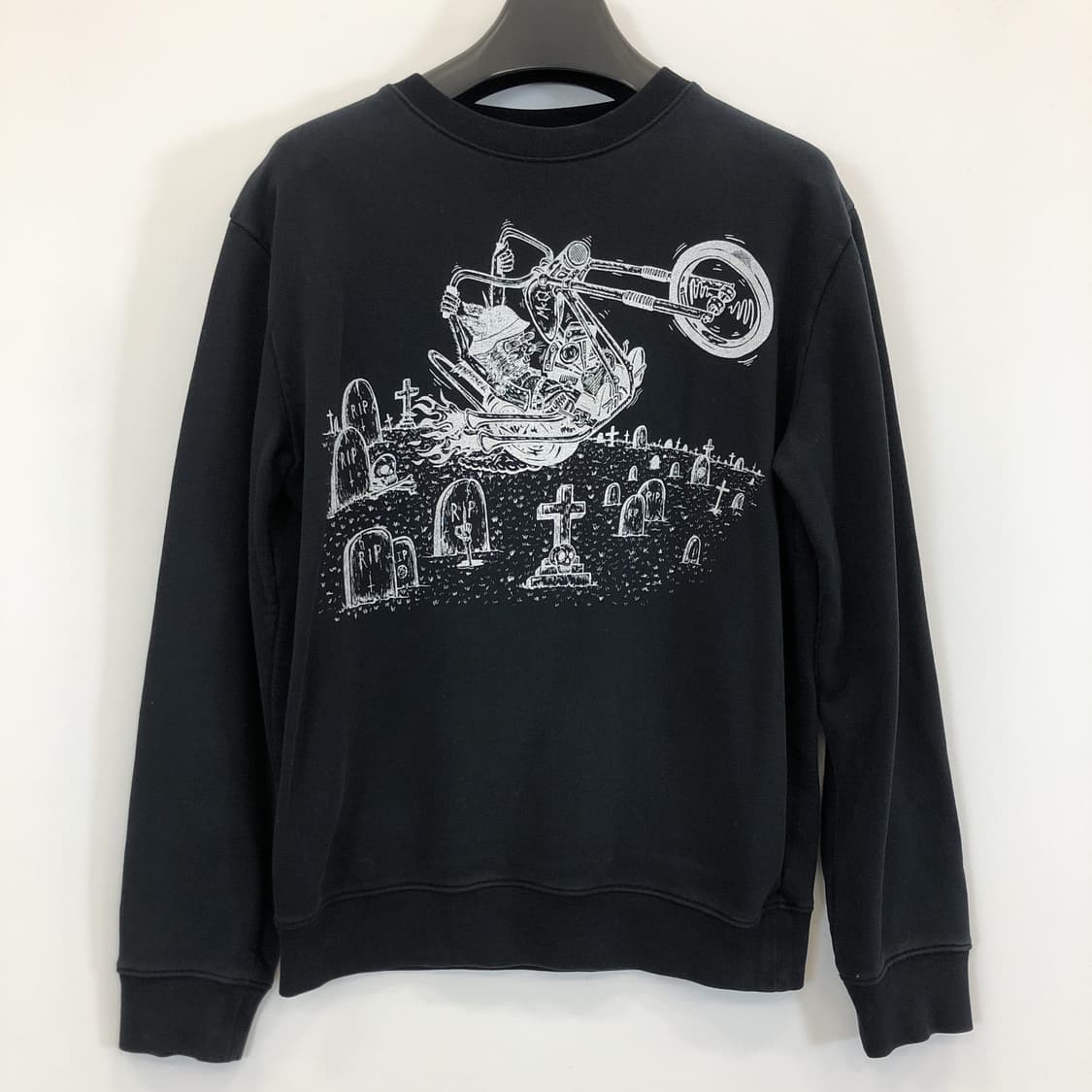 알렉산더맥퀸 바이크 맨투맨 90-95 오버  상품이미지1