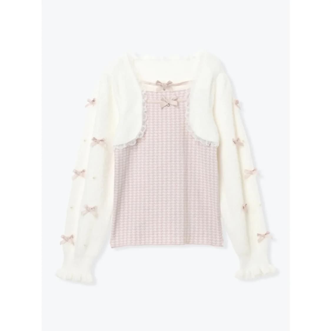 노에미 스카판 스커트 치도리리본니트 양산형지뢰계 양지뢰일브섭컬 디마럽 상품이미지2