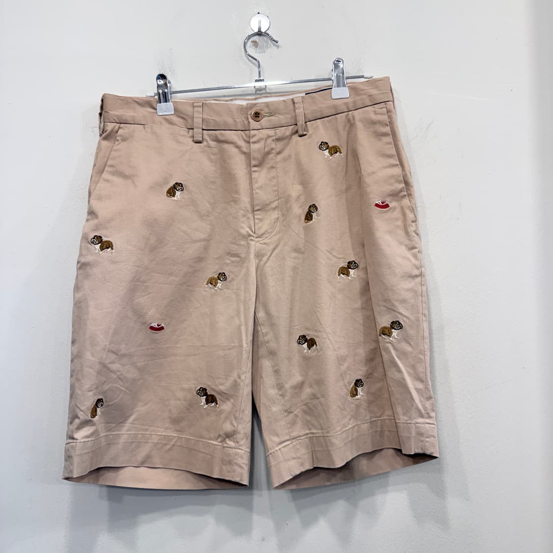 폴로 불독자수 클래식 반바지 상품이미지1