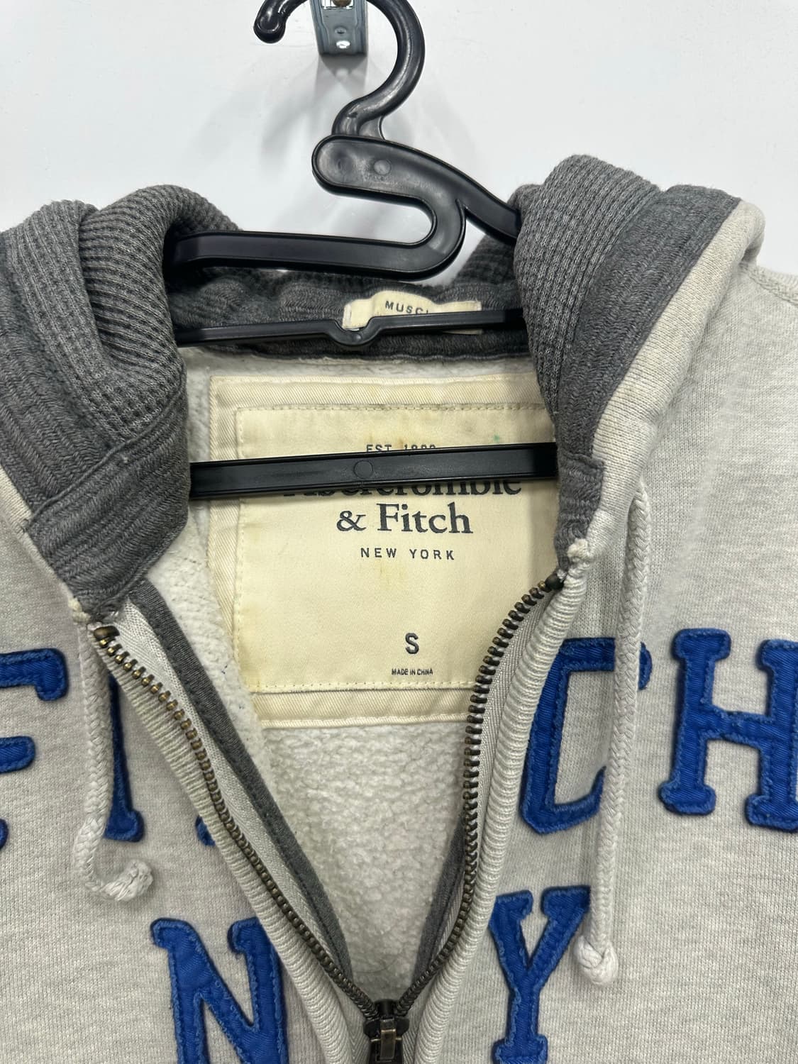 아베크롬비 그레이 후드집업 상품이미지2