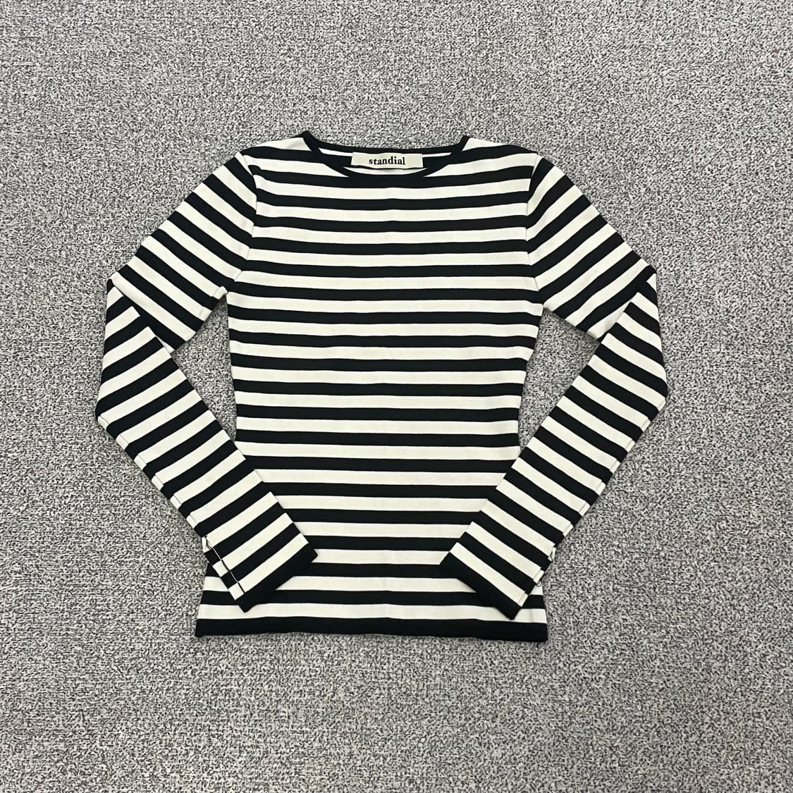 F 스탠다이얼 스트라이프 긴팔 티셔츠 0210S 상품이미지1