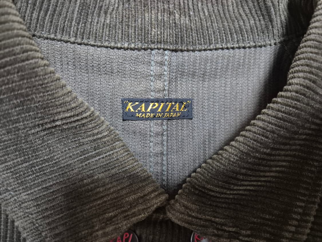 캐피탈 코듀로이 프로펠러 자켓(M) 상품이미지4