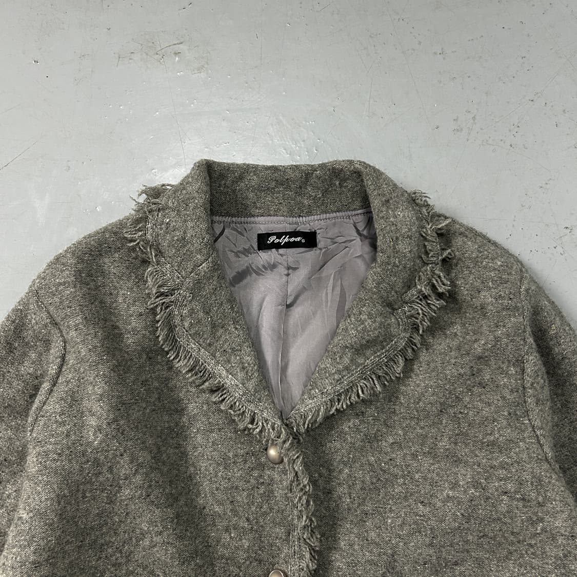 JPN VTG 프린지 울 자켓  상품이미지2