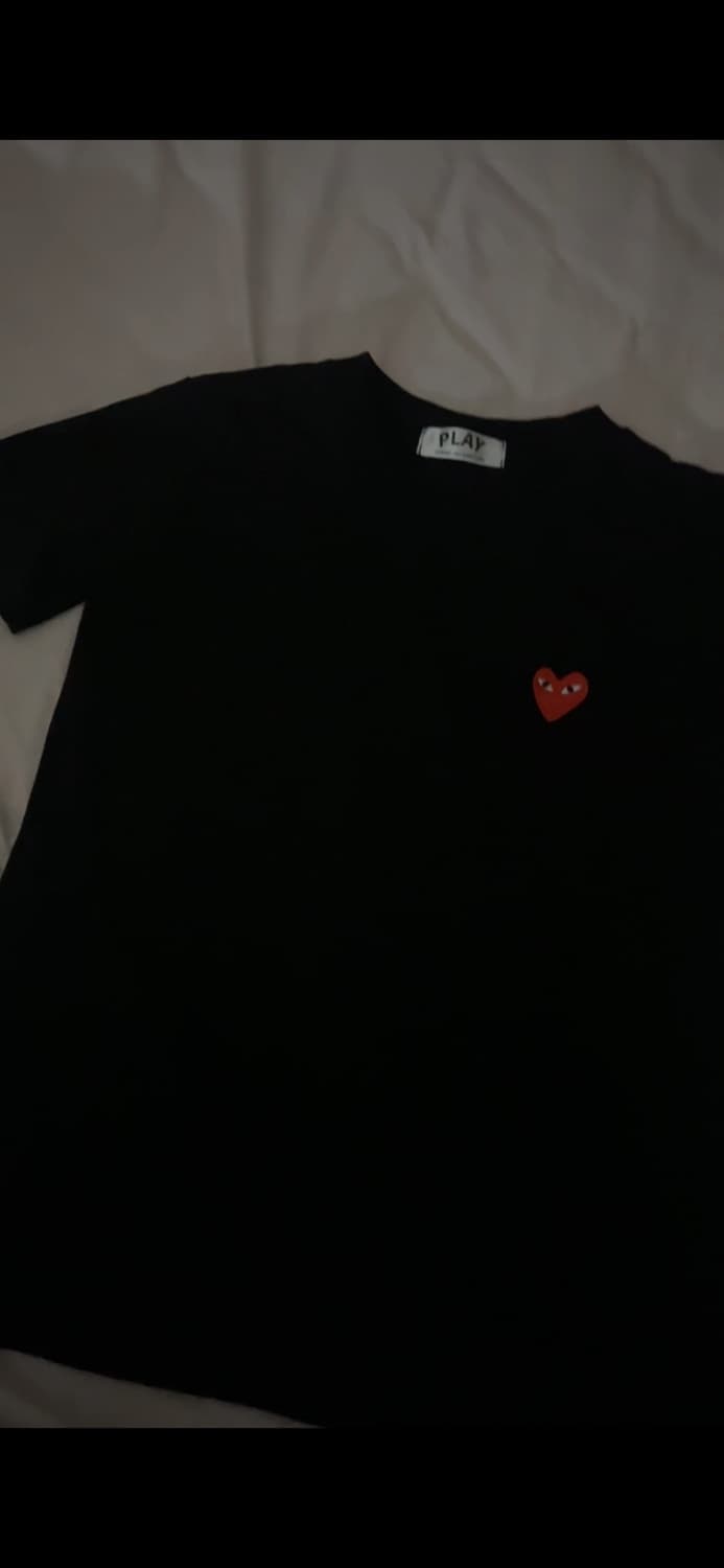 꼼데가르송 검정반팔 상품이미지1